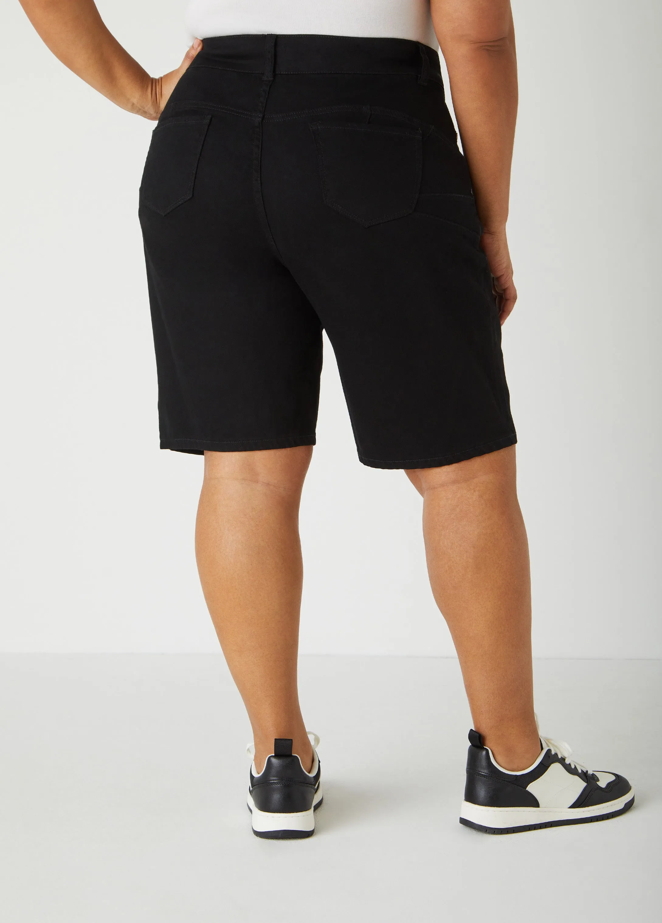 Fearless Denim Shorts sold by Ashley Stewart product image thumbnail 2