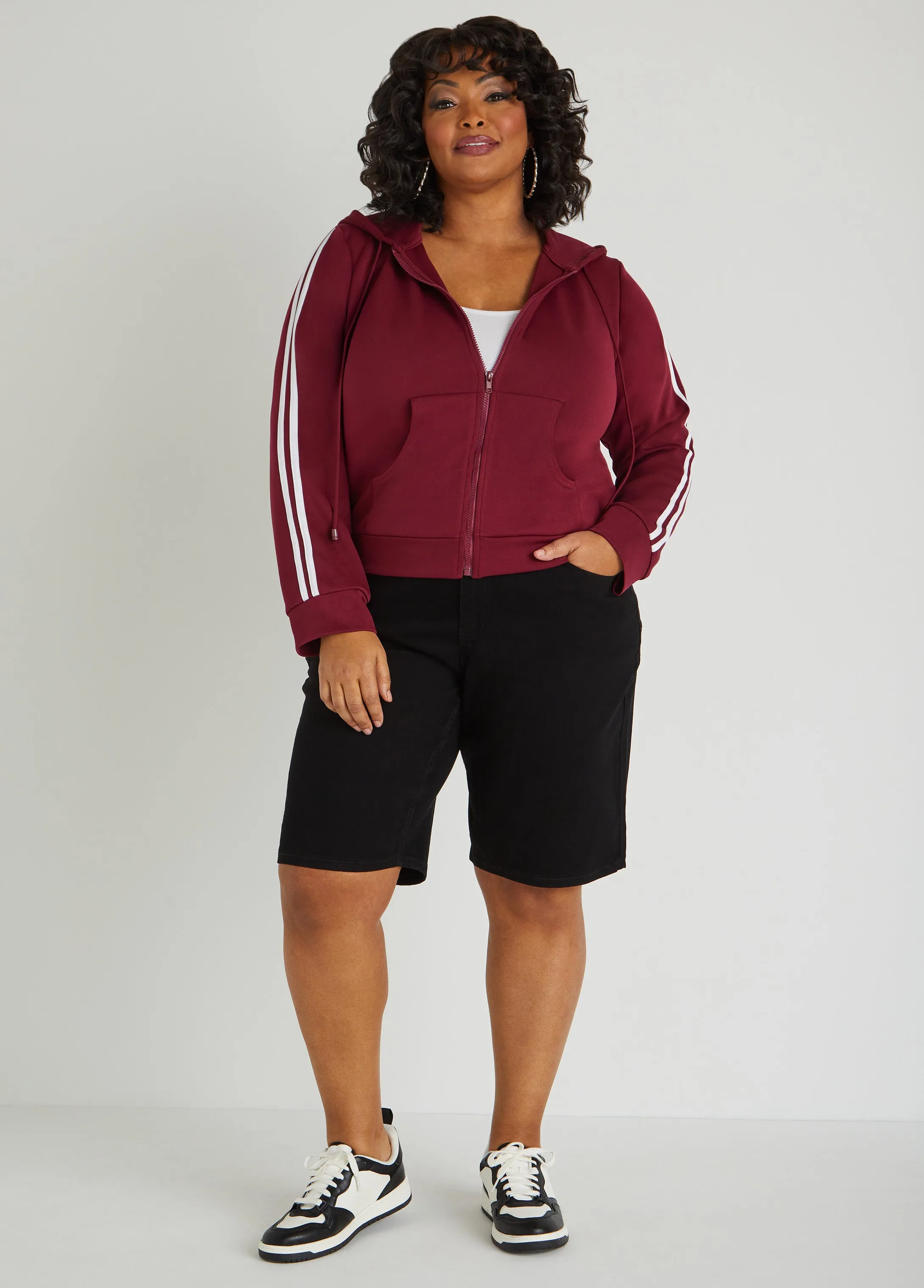 Fearless Denim Shorts sold by Ashley Stewart product image thumbnail 3