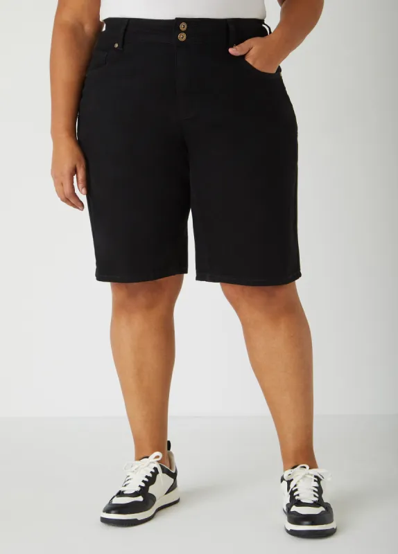 Fearless Denim Shorts sold by Ashley Stewart