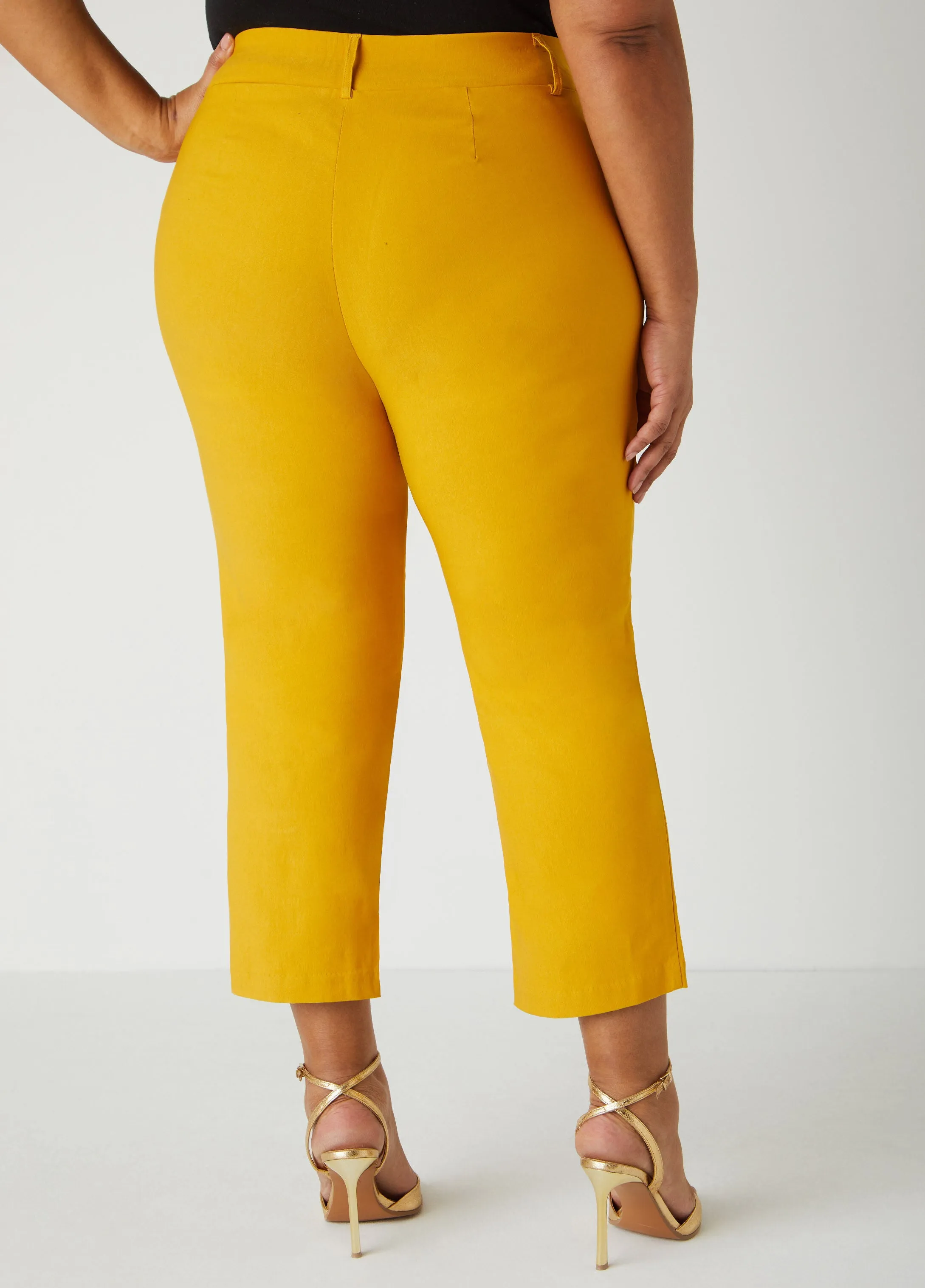 Millennium Stretch Twill Capris sold by Ashley Stewart product image thumbnail 5