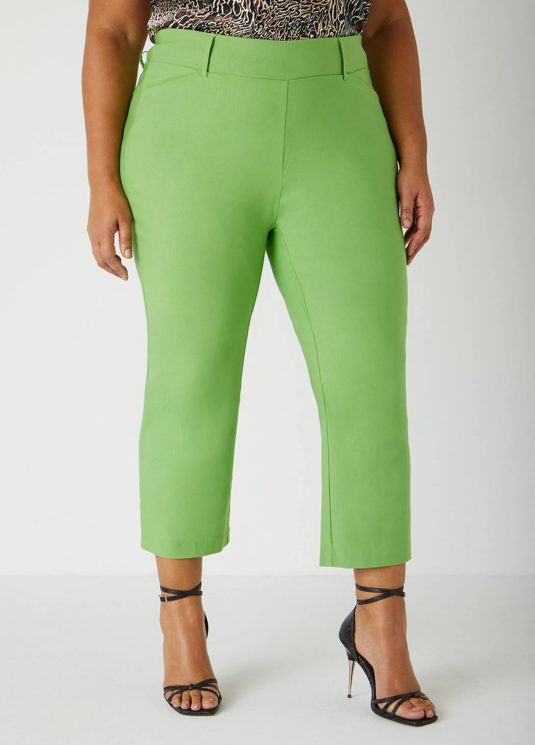 Millennium Stretch Twill Capris sold by Ashley Stewart