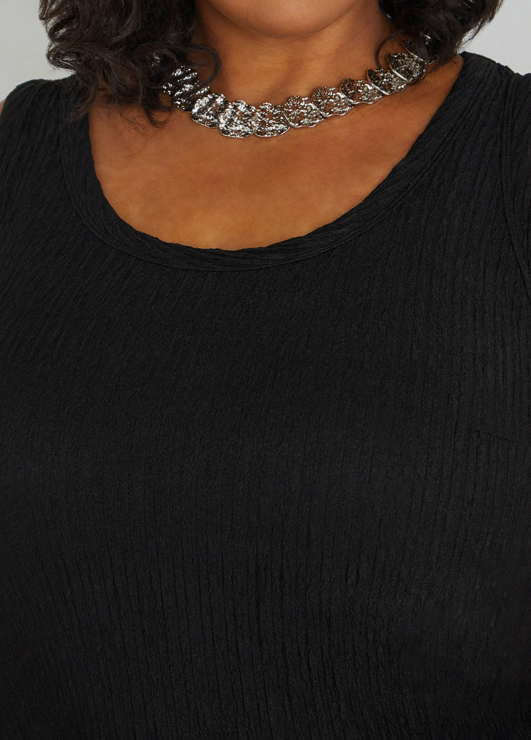 Textured Tank Dress sold by Ashley Stewart product image thumbnail 4