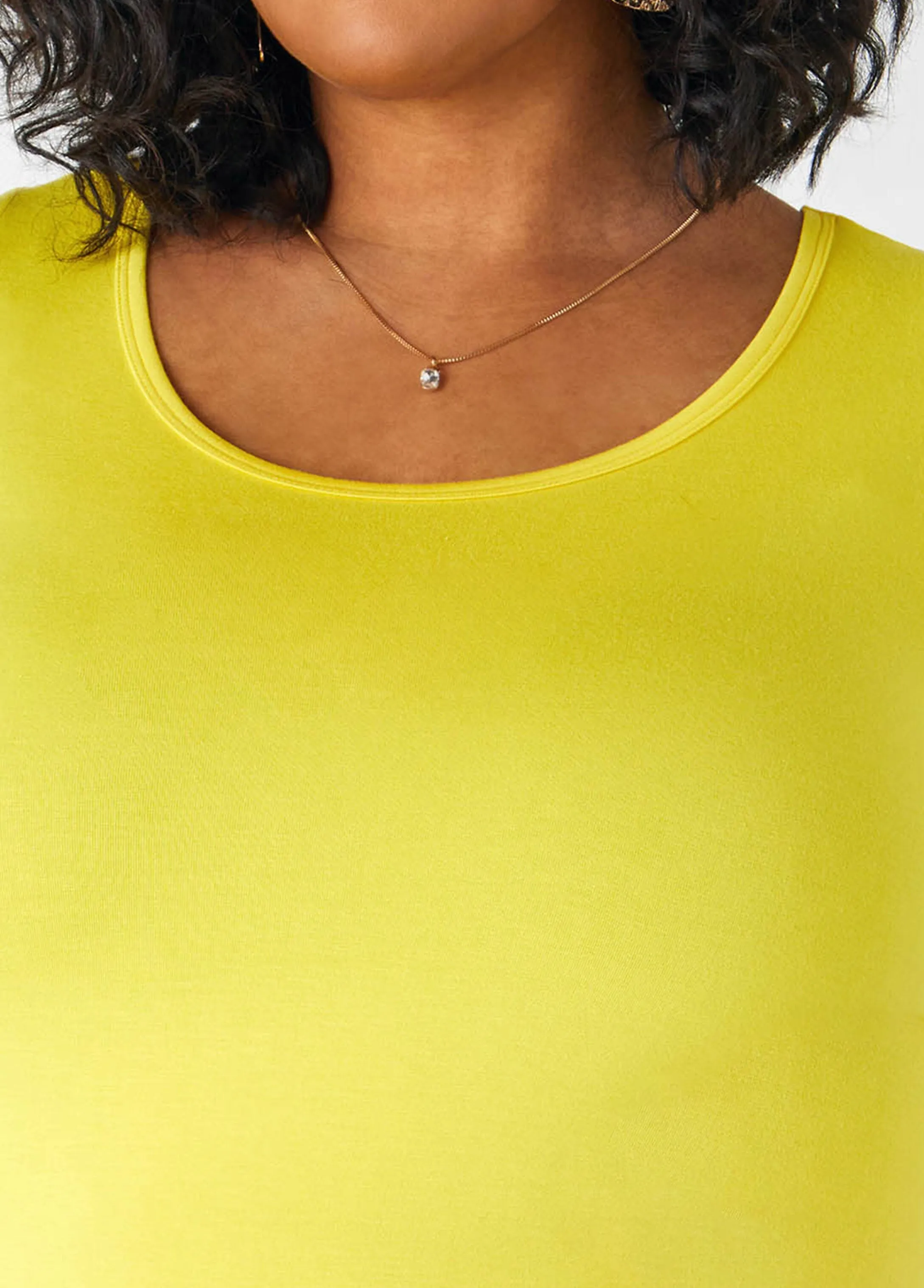 The Basic Jersey Tee sold by Ashley Stewart product image thumbnail 4