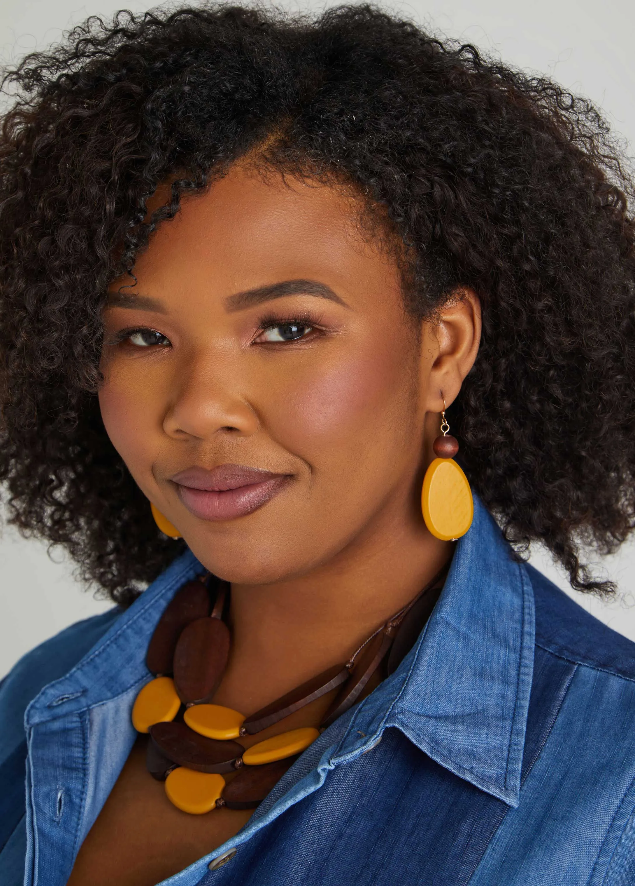 Wood Beaded Necklace Set sold by Ashley Stewart