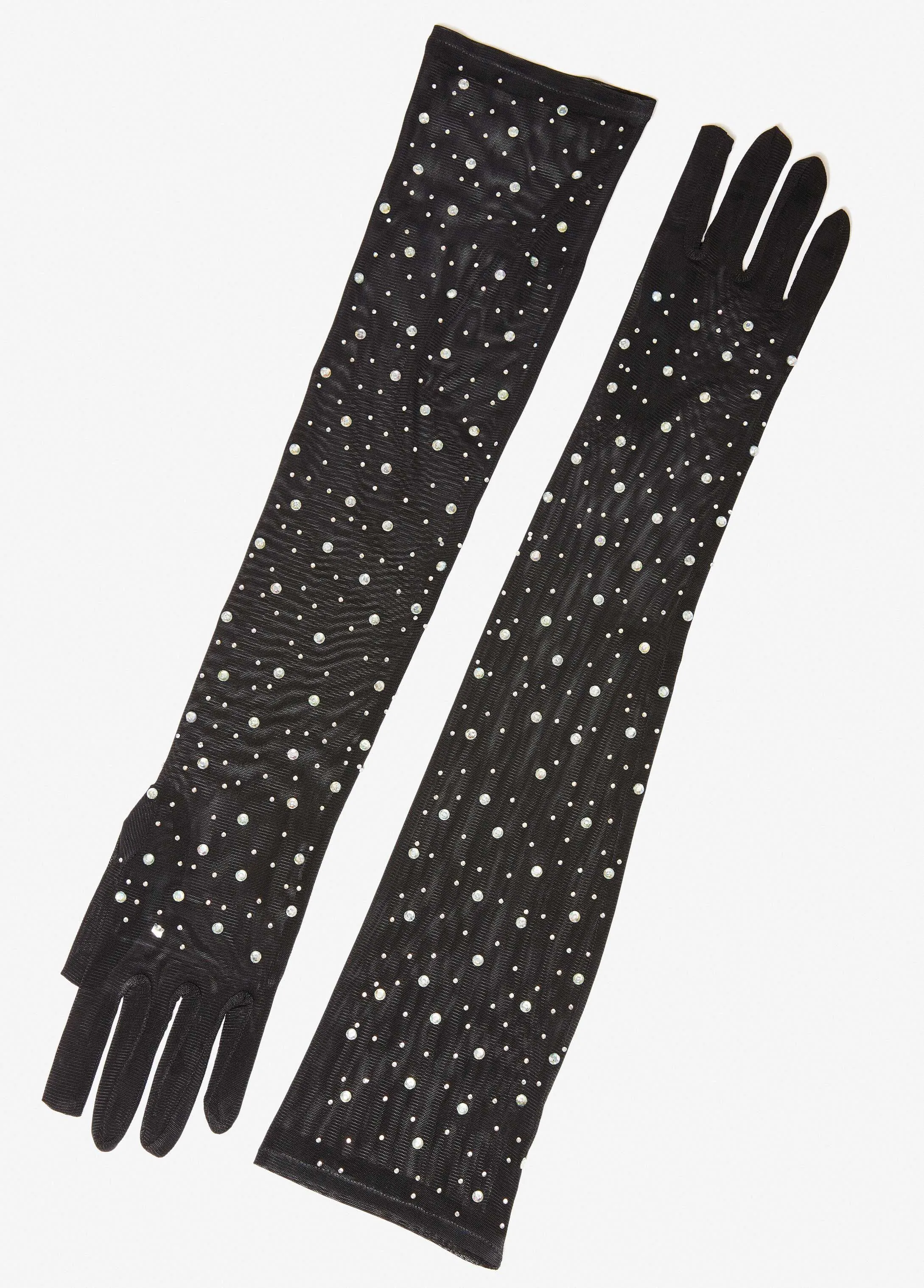 Crystal Mesh Opera Gloves sold by Ashley Stewart