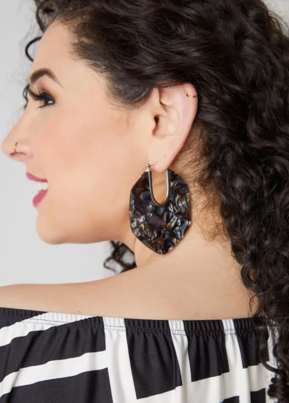 Marbled Earrings sold by Ashley Stewart