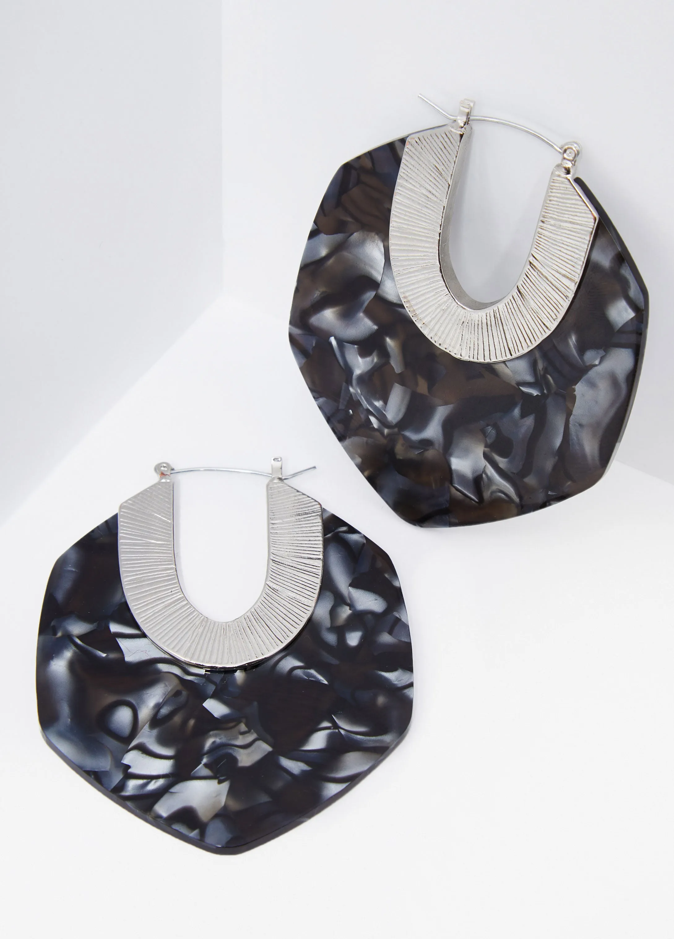 Marbled Earrings sold by Ashley Stewart product image thumbnail 2