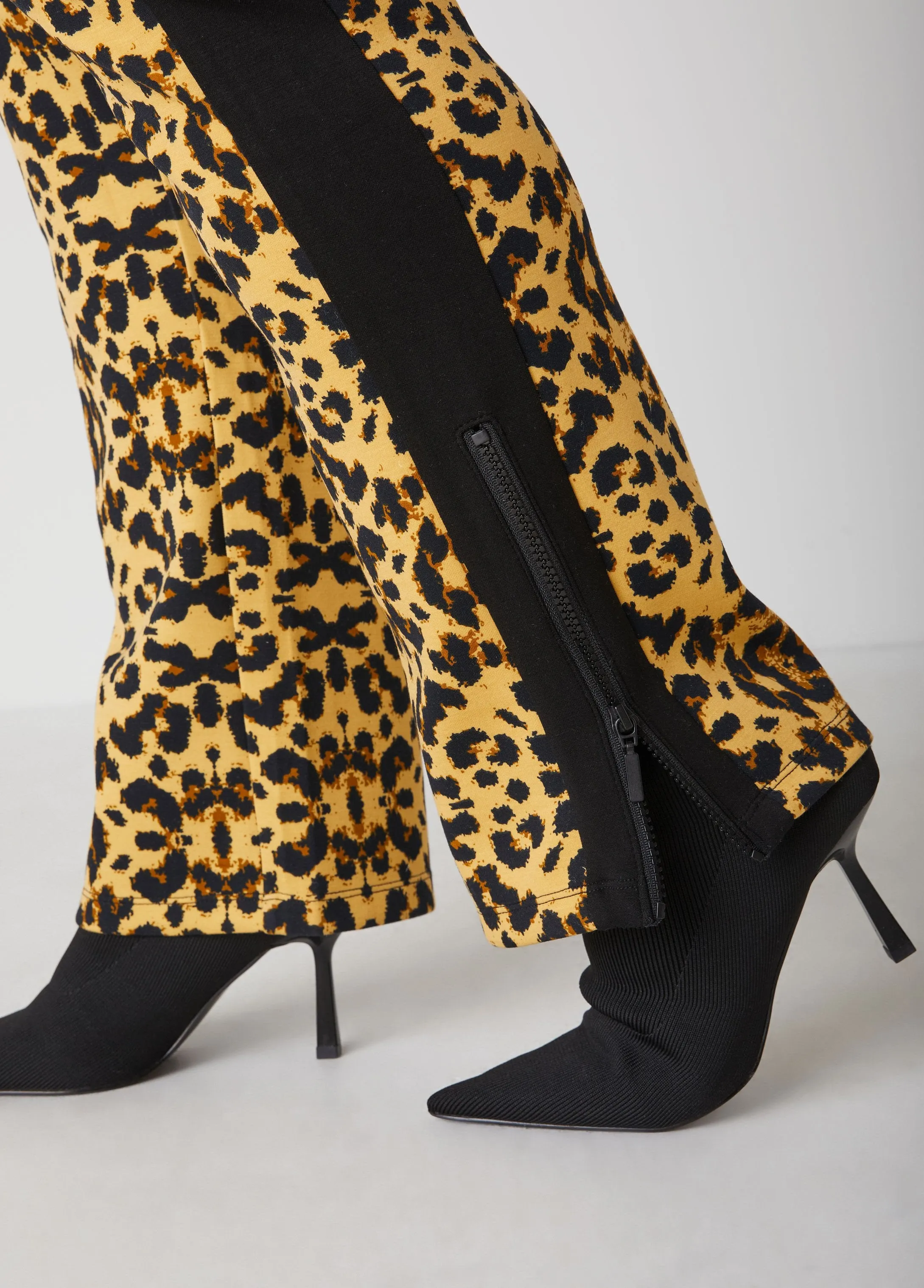 Animal Zip Detailed Track Pants sold by Ashley Stewart product image thumbnail 4