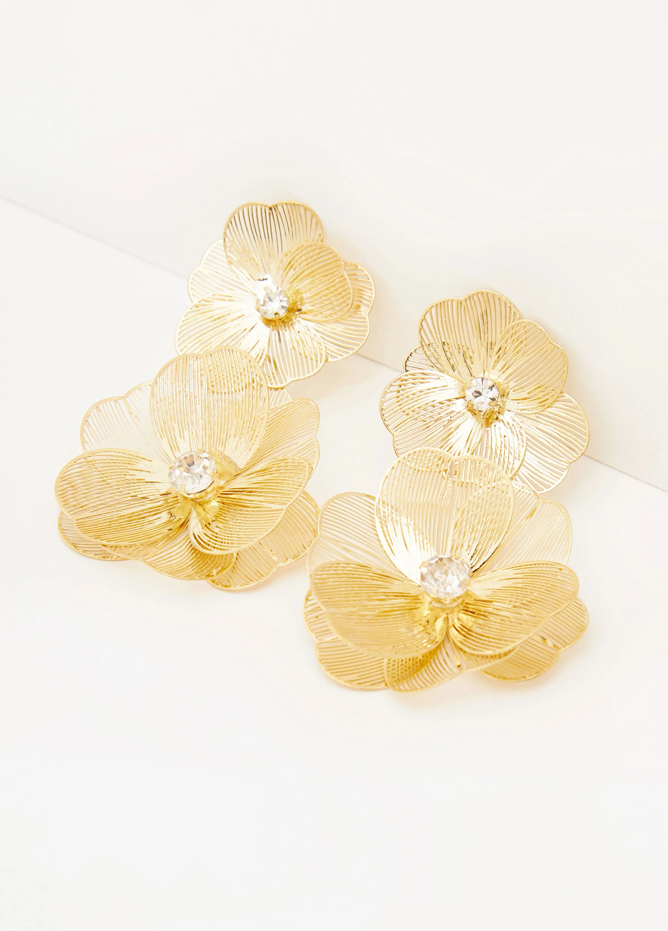 Wired Floral Earrings sold by Ashley Stewart