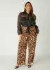 Animal Print Straight Leg Trousers sold by Ashley Stewart