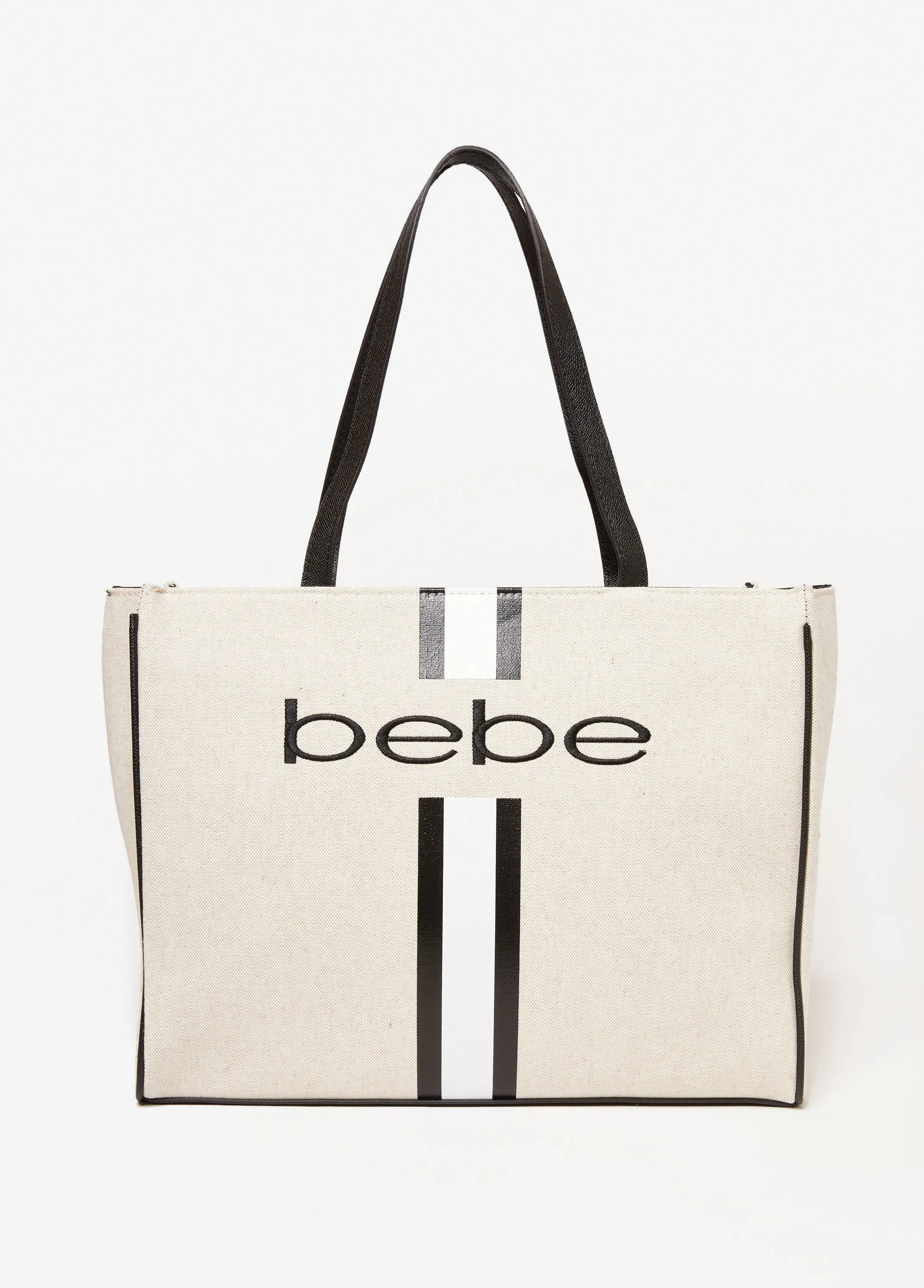 Bebe Paisley Canvas Tote sold by Ashley Stewart
