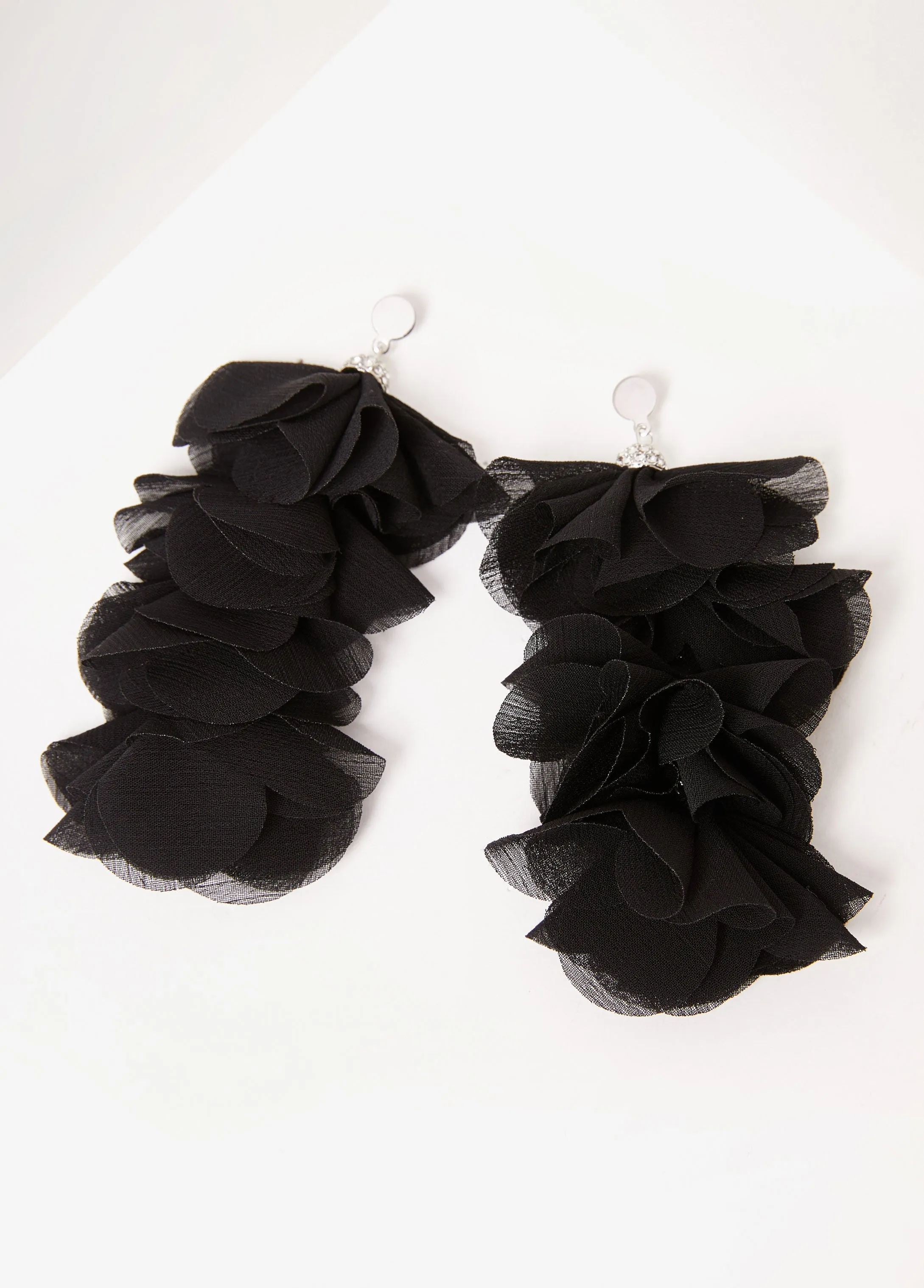 Crystal & Chiffon Earrings sold by Ashley Stewart product image thumbnail 2