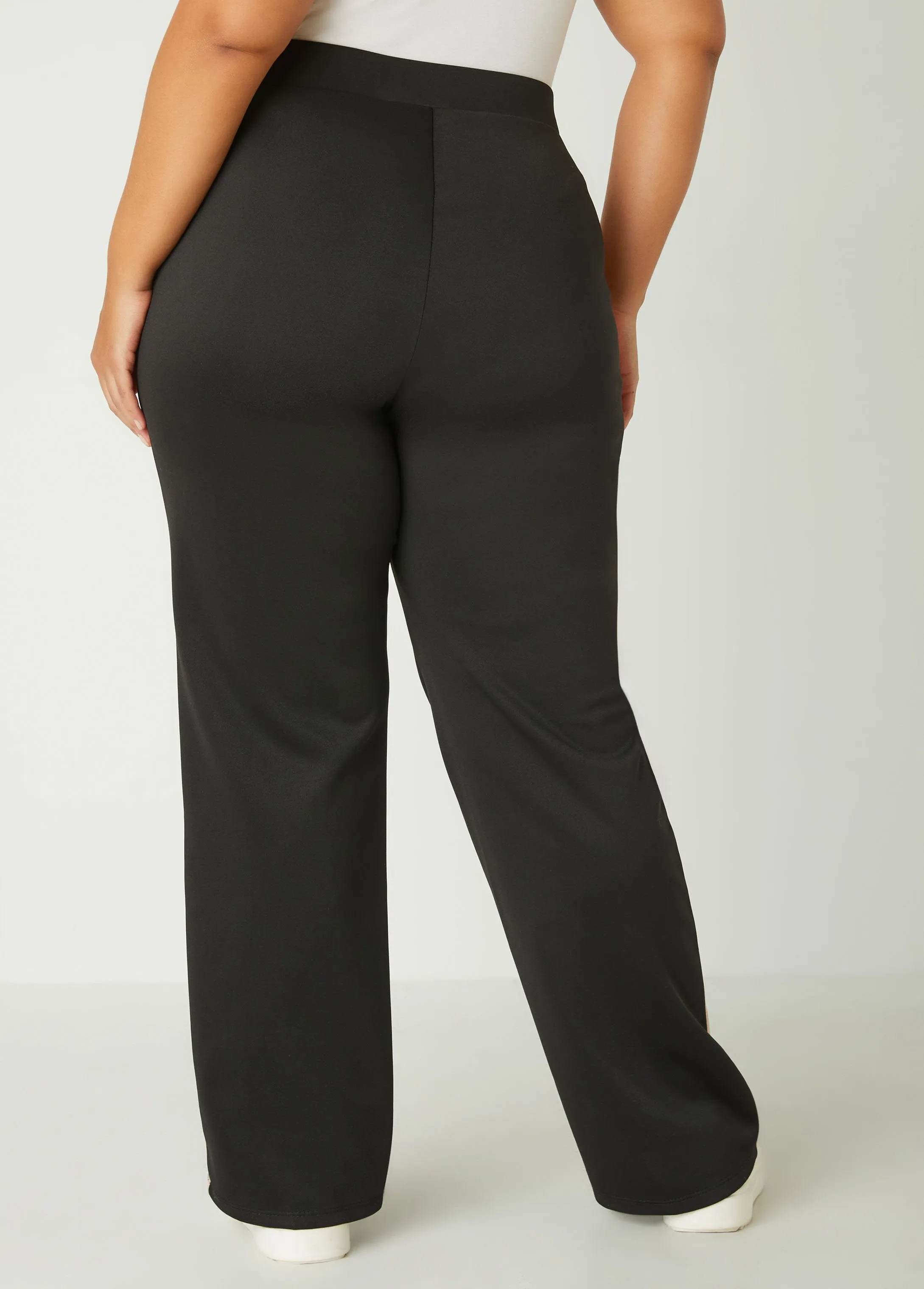 Seamed Striped Track Pants sold by Ashley Stewart product image thumbnail 2