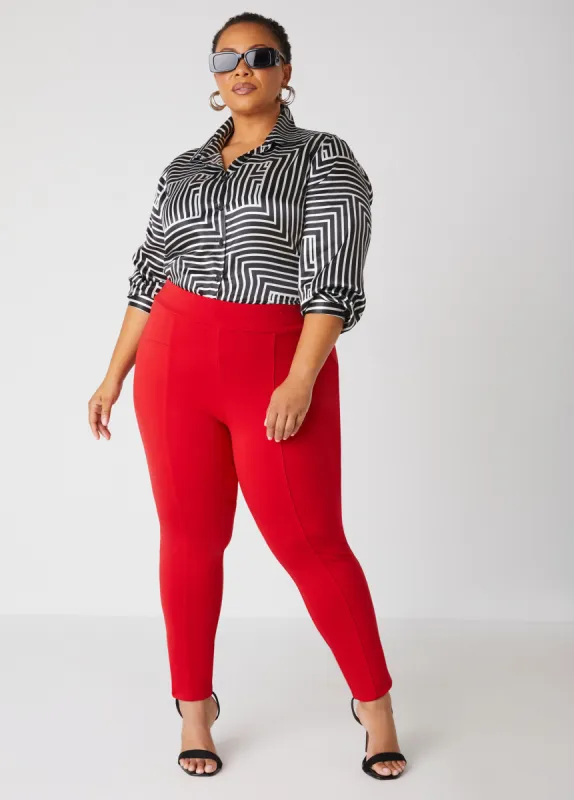 Striped Sateen Shirt sold by Ashley Stewart