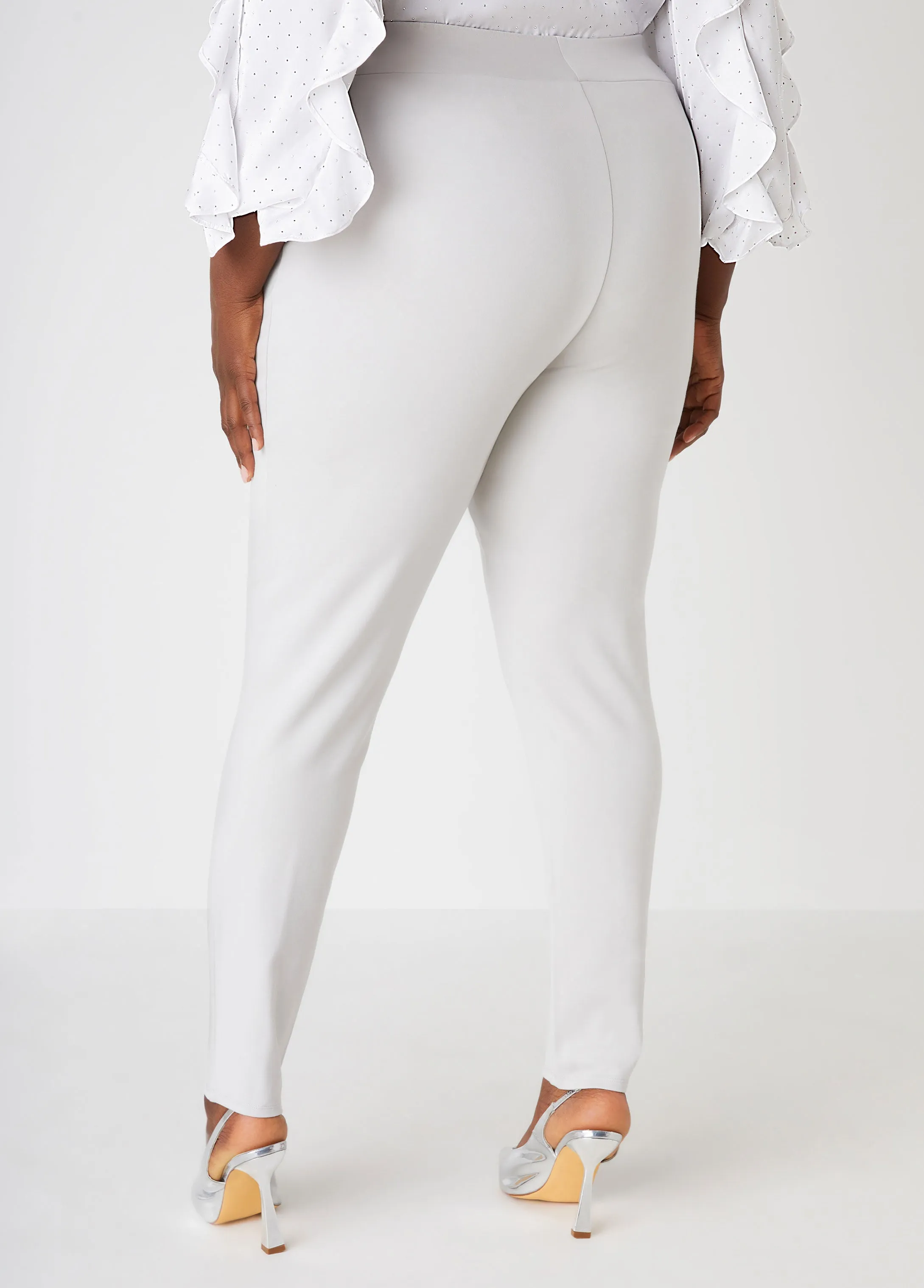 Seam Detailed High Rise Leggings sold by Ashley Stewart product image thumbnail 2