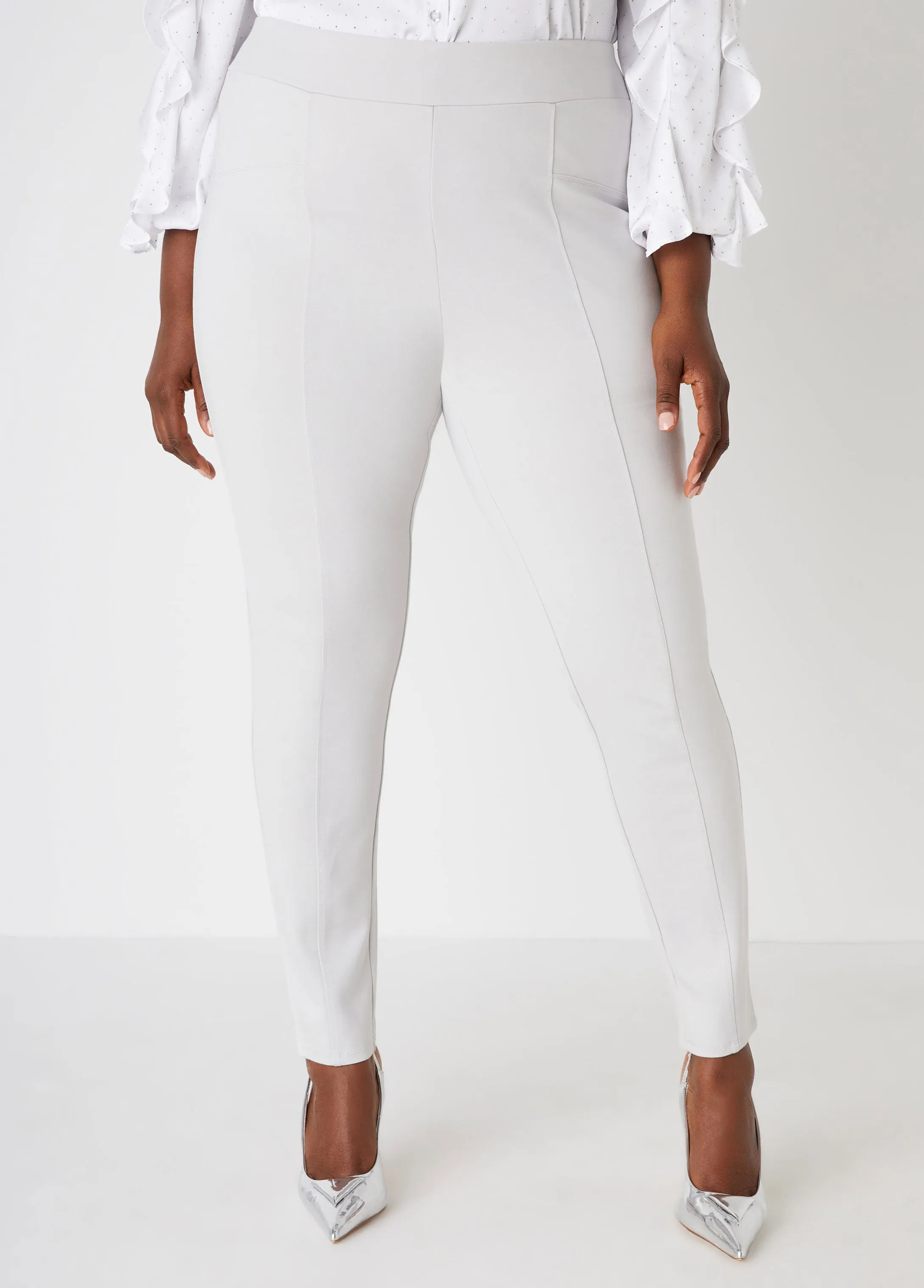 Seam Detailed High Rise Leggings sold by Ashley Stewart product image thumbnail 3