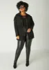 Fringed Faux Suede Jacket sold by Ashley Stewart