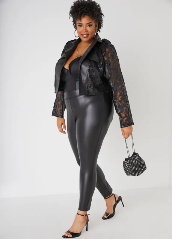 Crystal Chain Mail Bucket Bag sold by Ashley Stewart