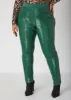 Pleated Faux Leather Ponte Leggings sold by Ashley Stewart