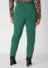 Pleated Faux Leather Ponte Leggings sold by Ashley Stewart