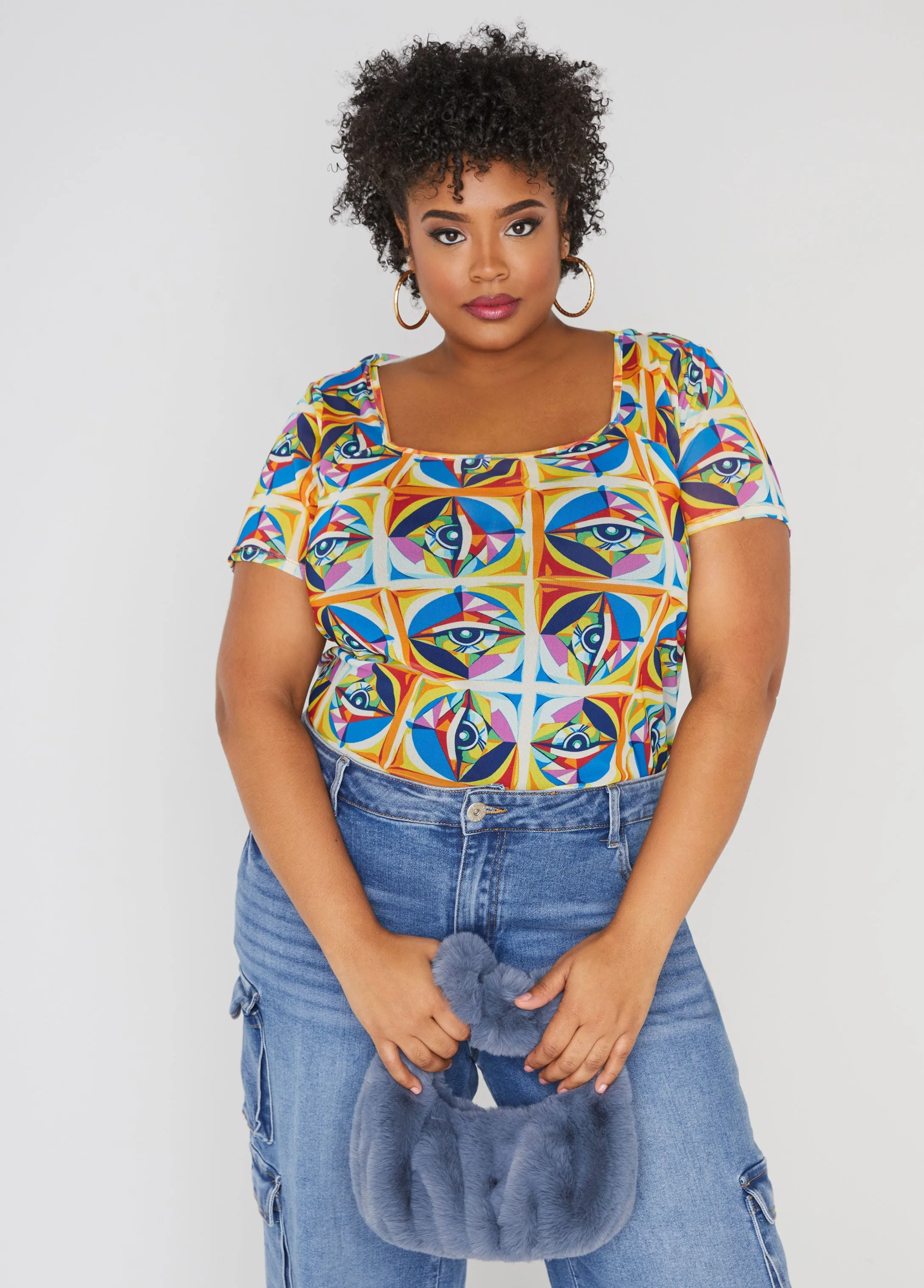 Faux Fur Bag sold by Ashley Stewart product image thumbnail 2