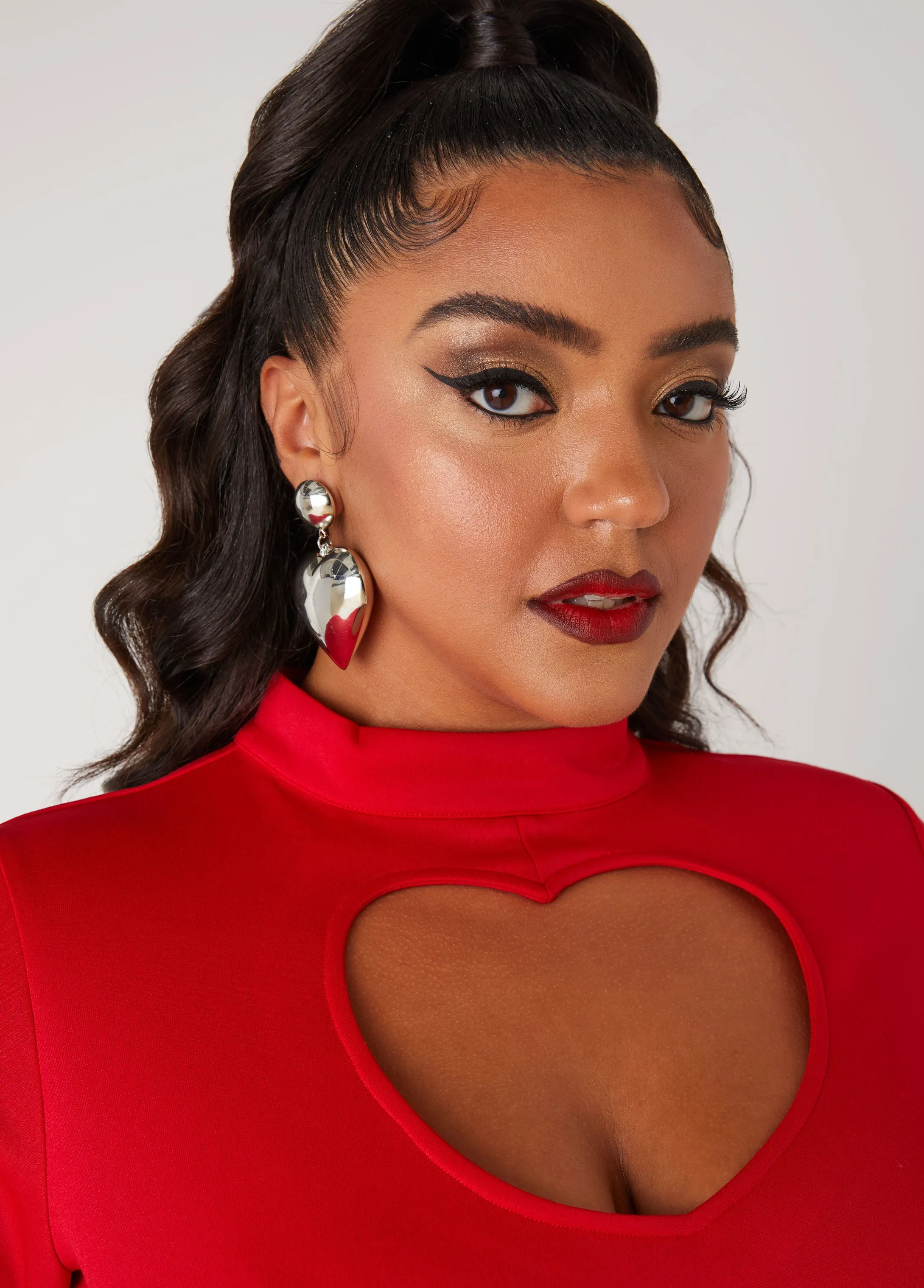 Heart Drop Earrings sold by Ashley Stewart