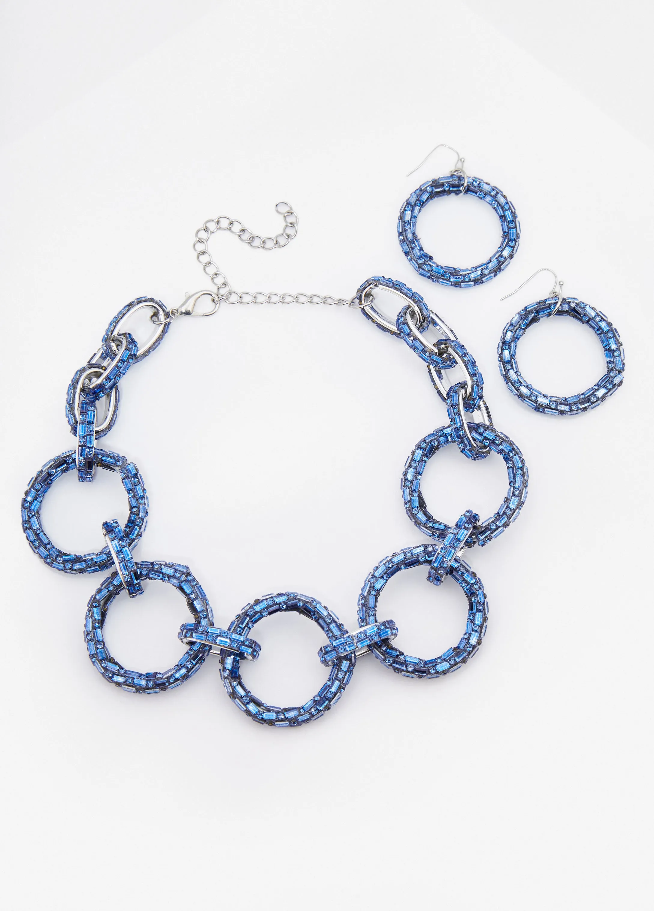 Crystal Rings Necklace Set sold by Ashley Stewart