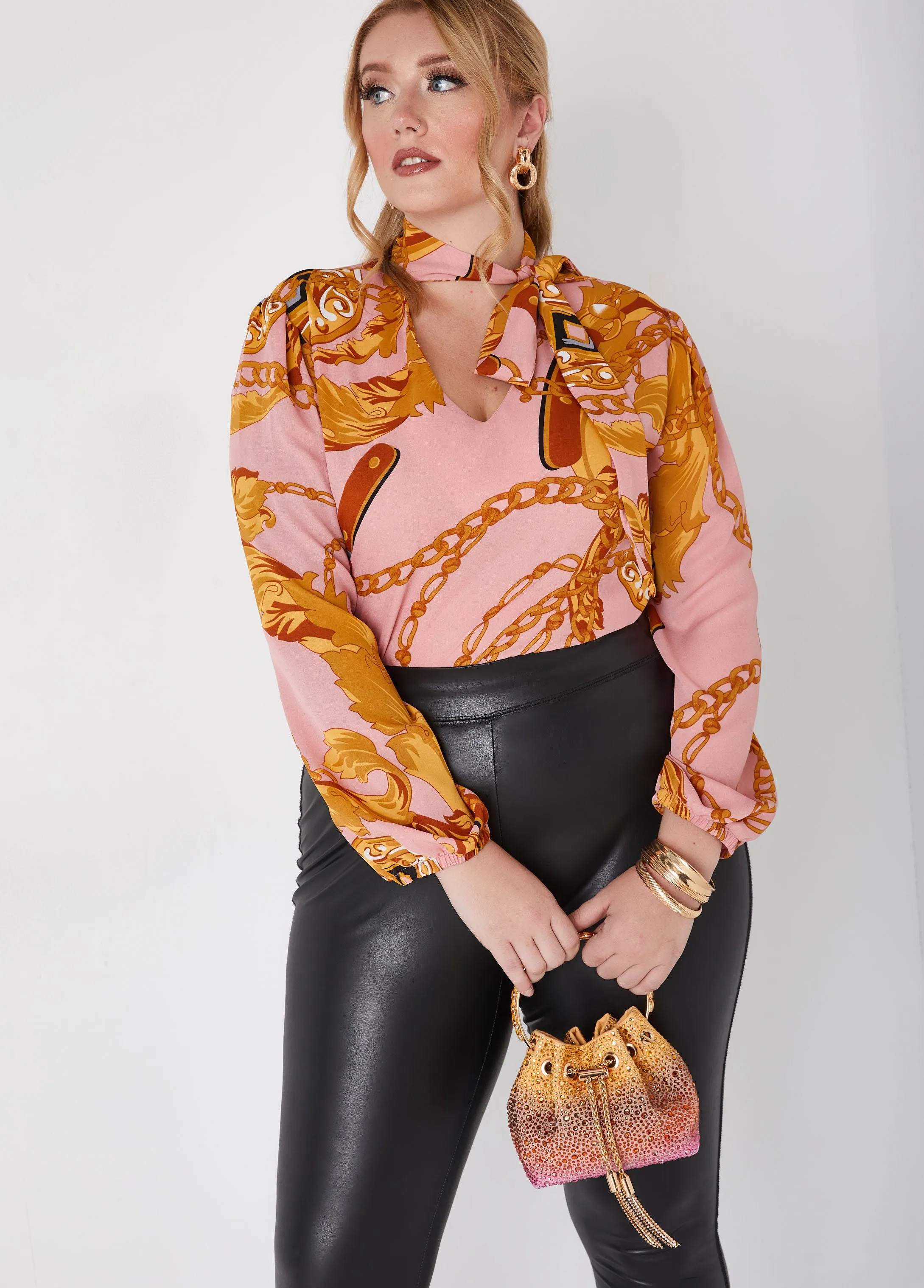 Ombre Crystal Bucket Bag sold by Ashley Stewart product image thumbnail 2