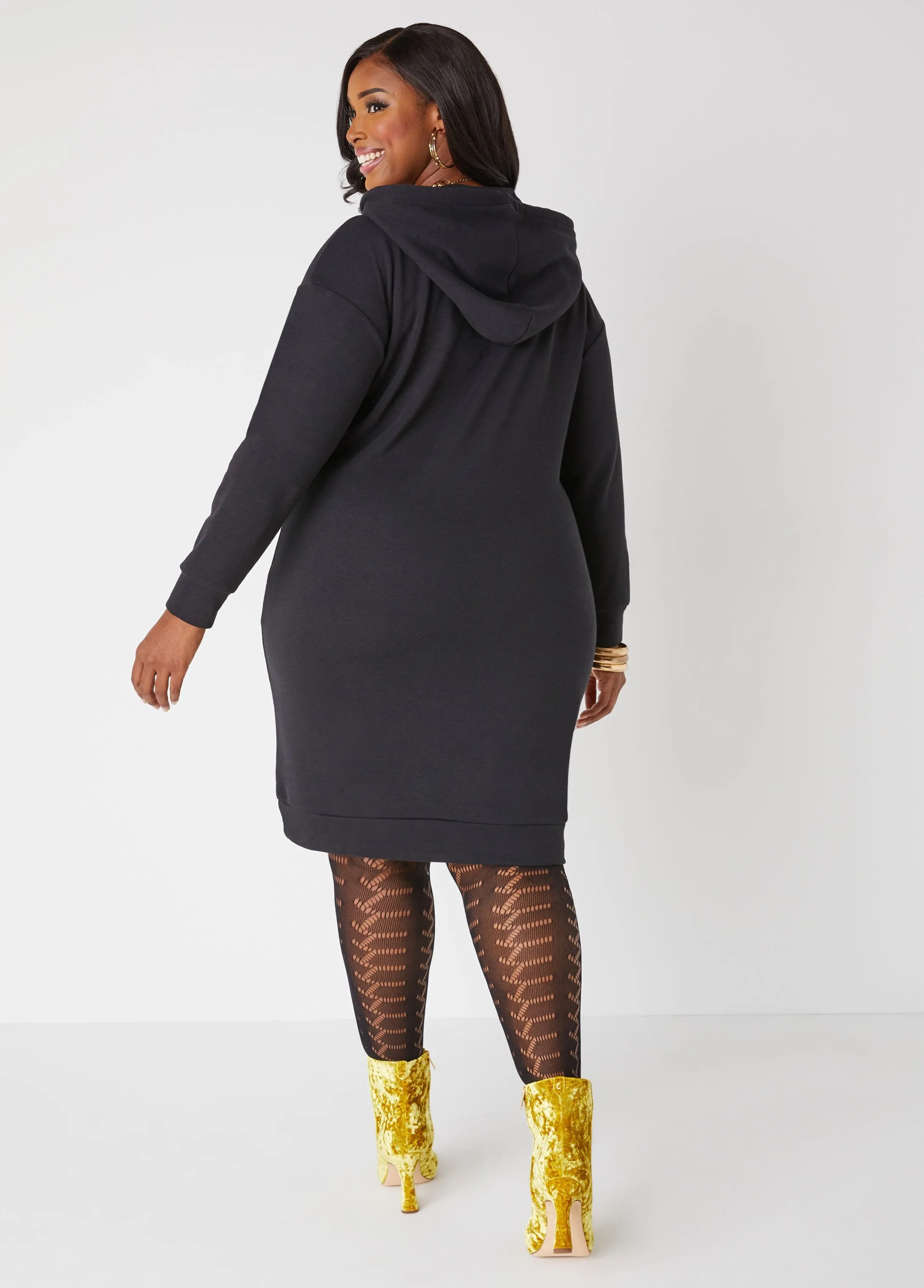 Sheila Gray Faith Graphic Dress sold by Ashley Stewart product image thumbnail 2