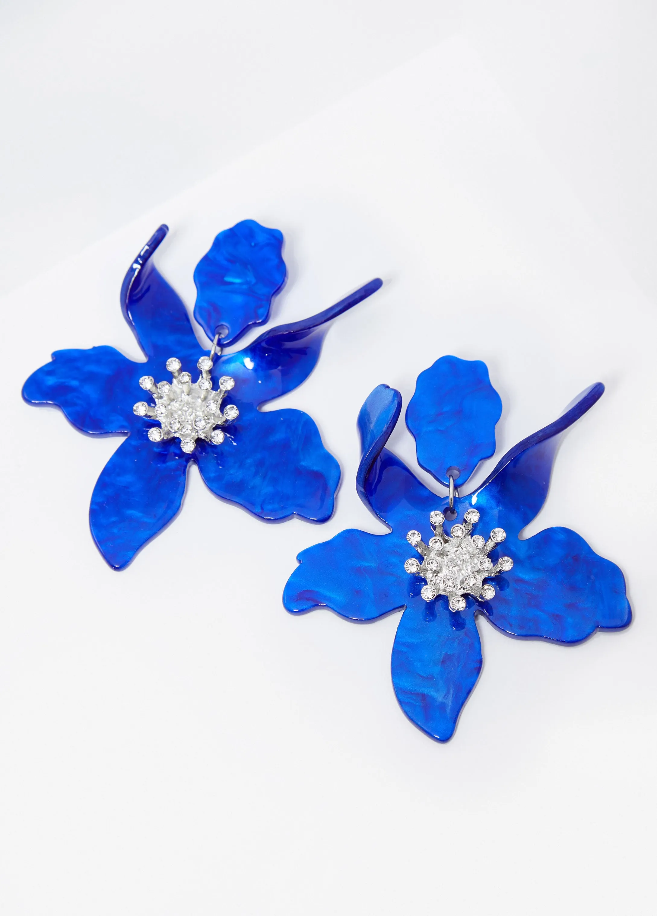 Marble Flower Earrings sold by Ashley Stewart product image thumbnail 2