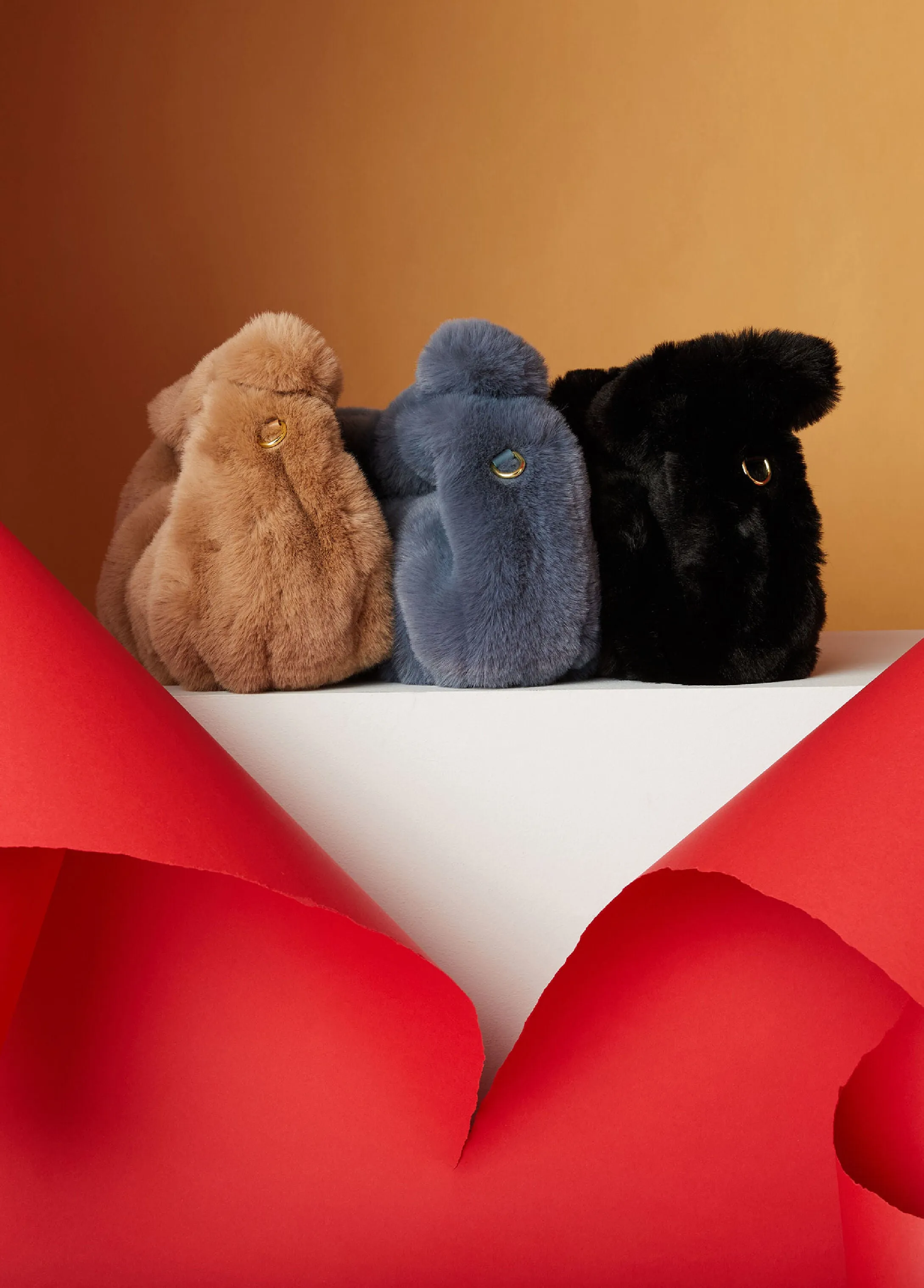 Faux Fur Shoulder Bag sold by Ashley Stewart product image thumbnail 3