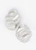 Swirl Silver Tone Earrings sold by Ashley Stewart