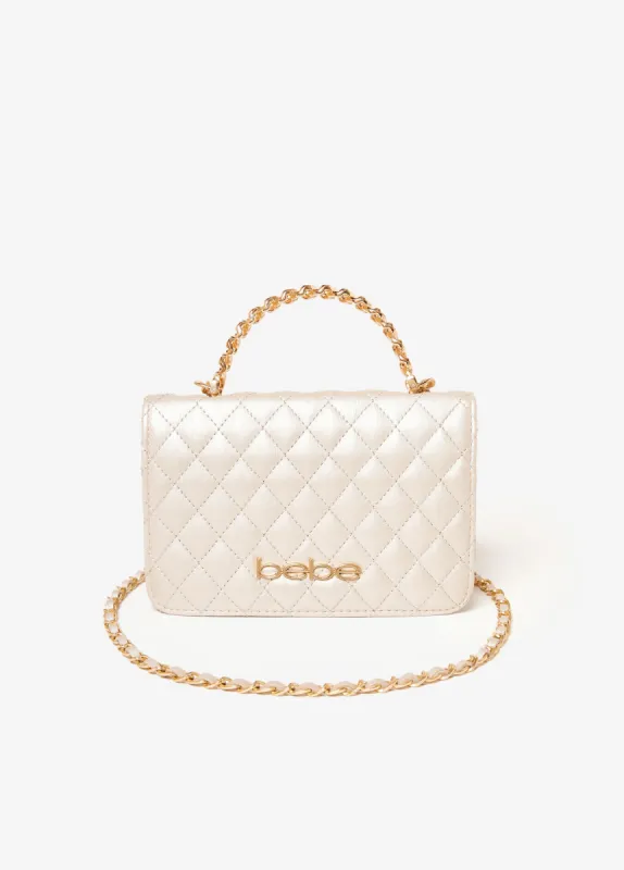 Bebe Finlay Quilted Crossbody sold by Ashley Stewart