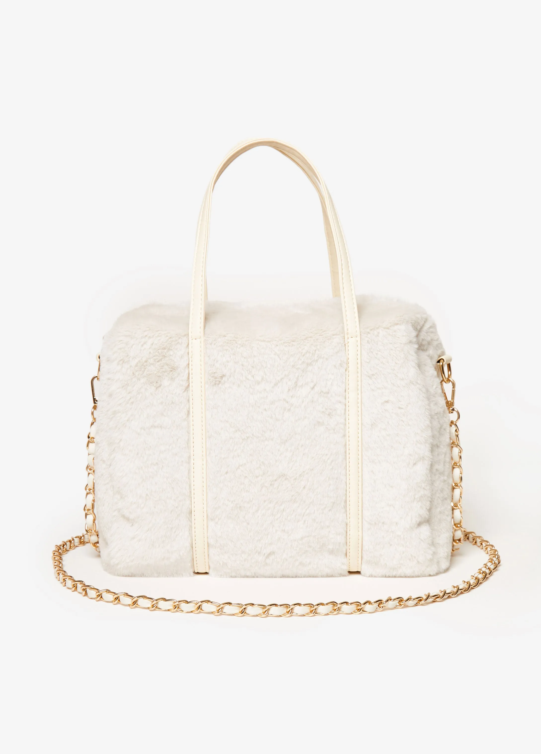 Faux Fur Satchel sold by Ashley Stewart product image thumbnail 2