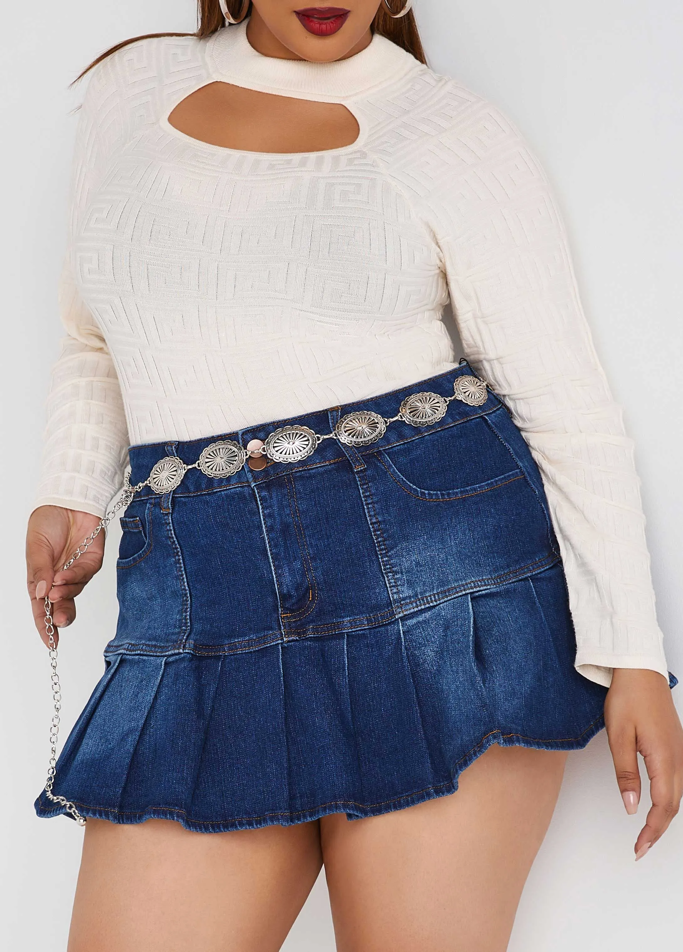 Medallion Chain Belt sold by Ashley Stewart