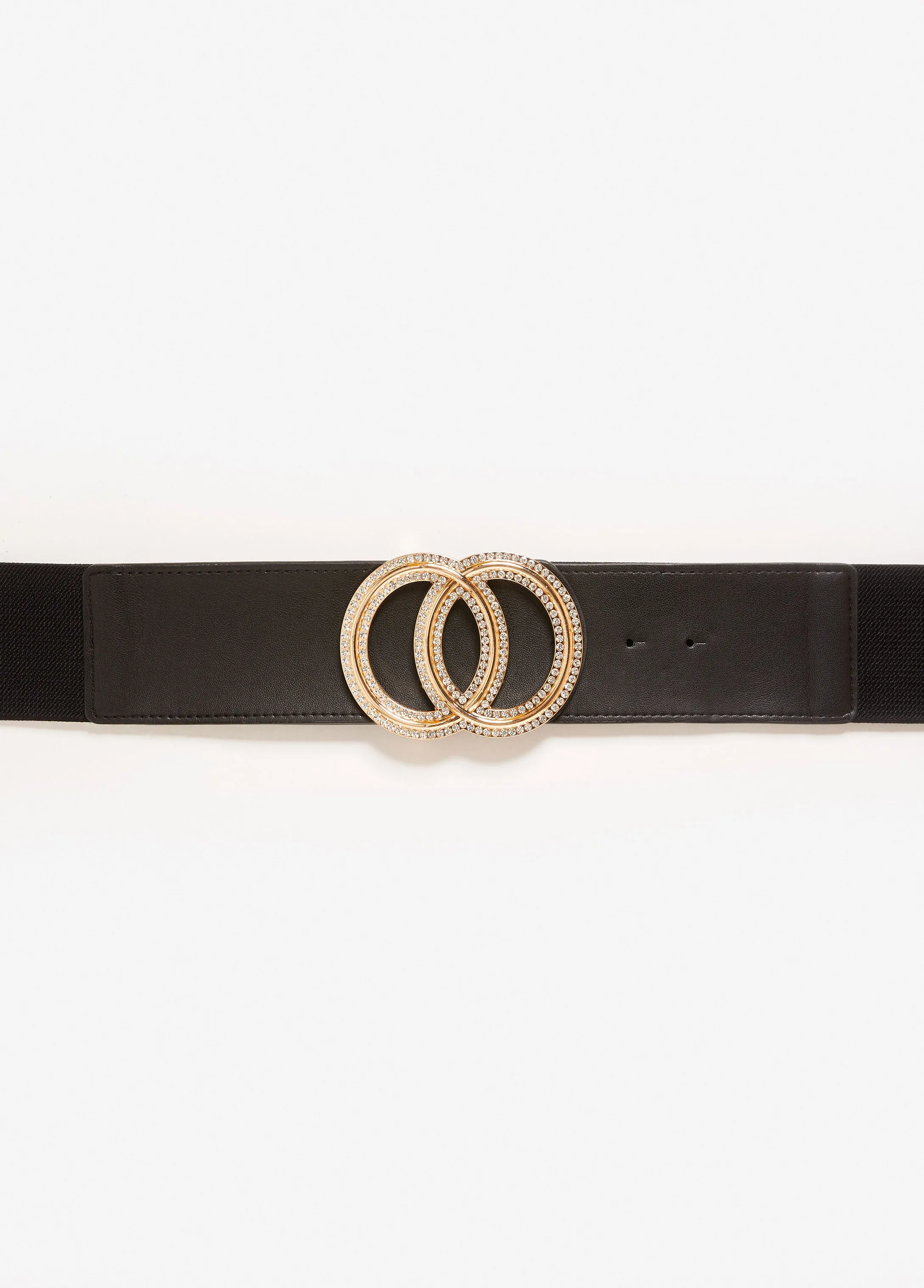 Crystal Ring Stretch Belt sold by Ashley Stewart product image thumbnail 3