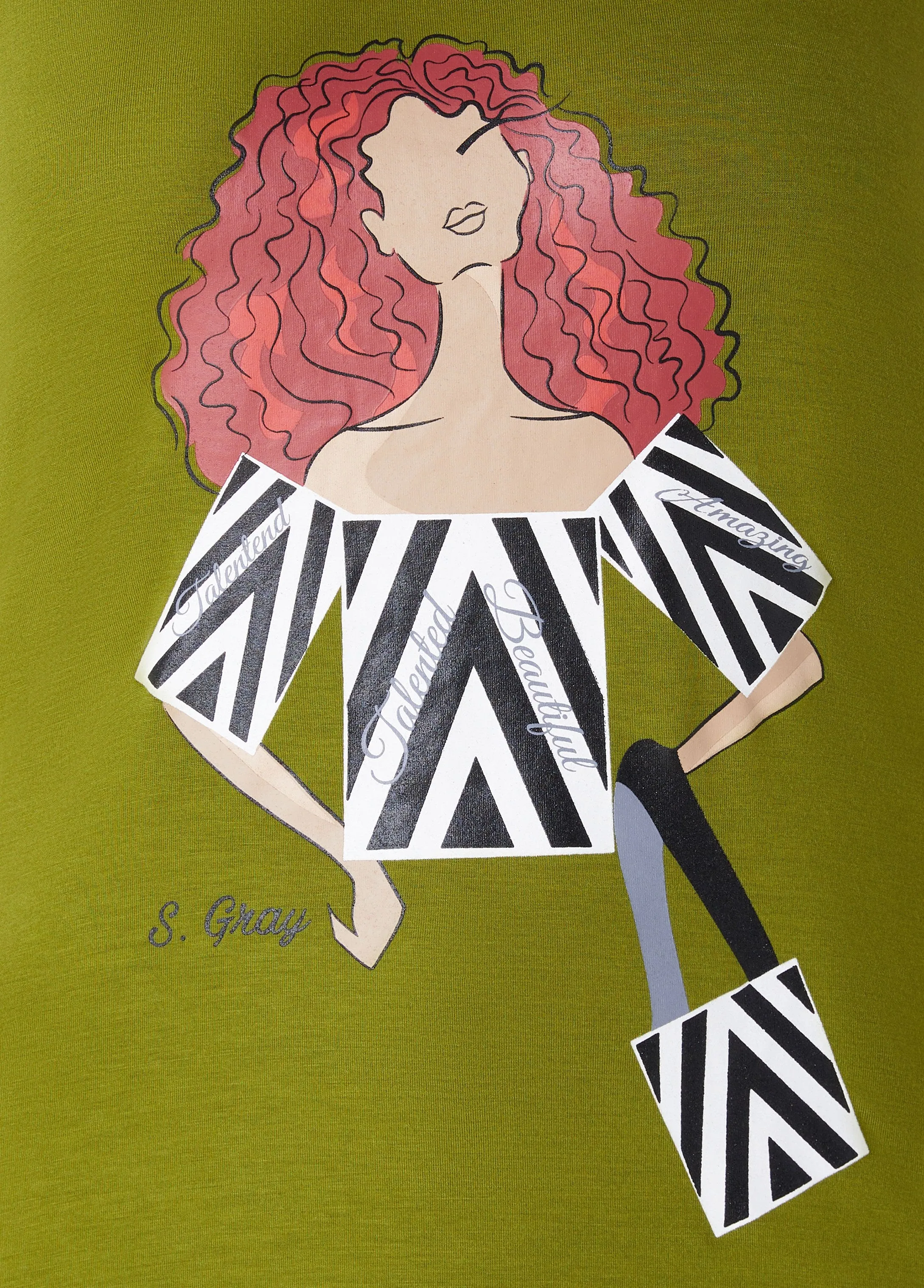 Sheila Gray Affirmations Tee sold by Ashley Stewart product image thumbnail 4