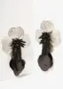 Embellished Flower Drop Earrings sold by Ashley Stewart