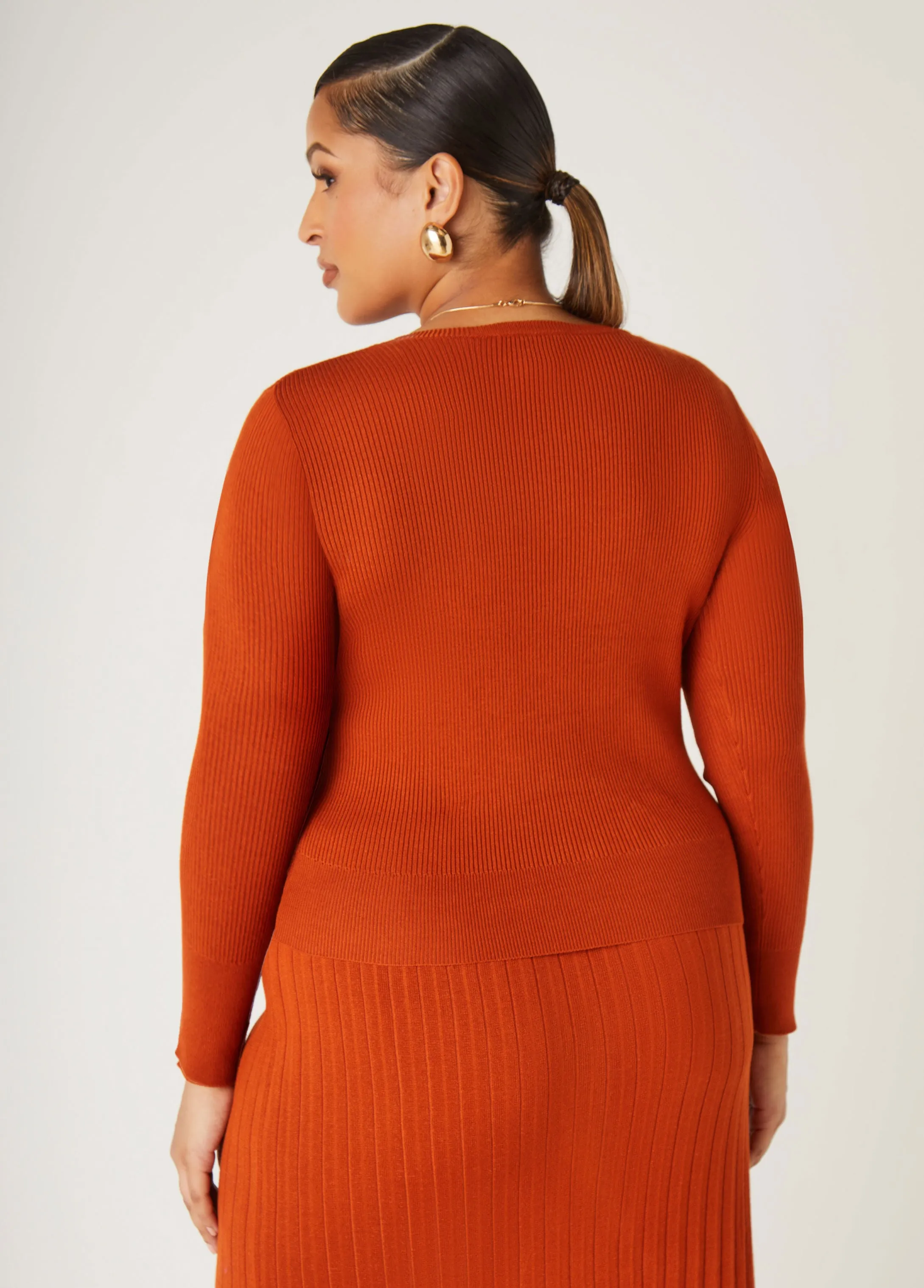 Ribbed Knit Top sold by Ashley Stewart product image thumbnail 2