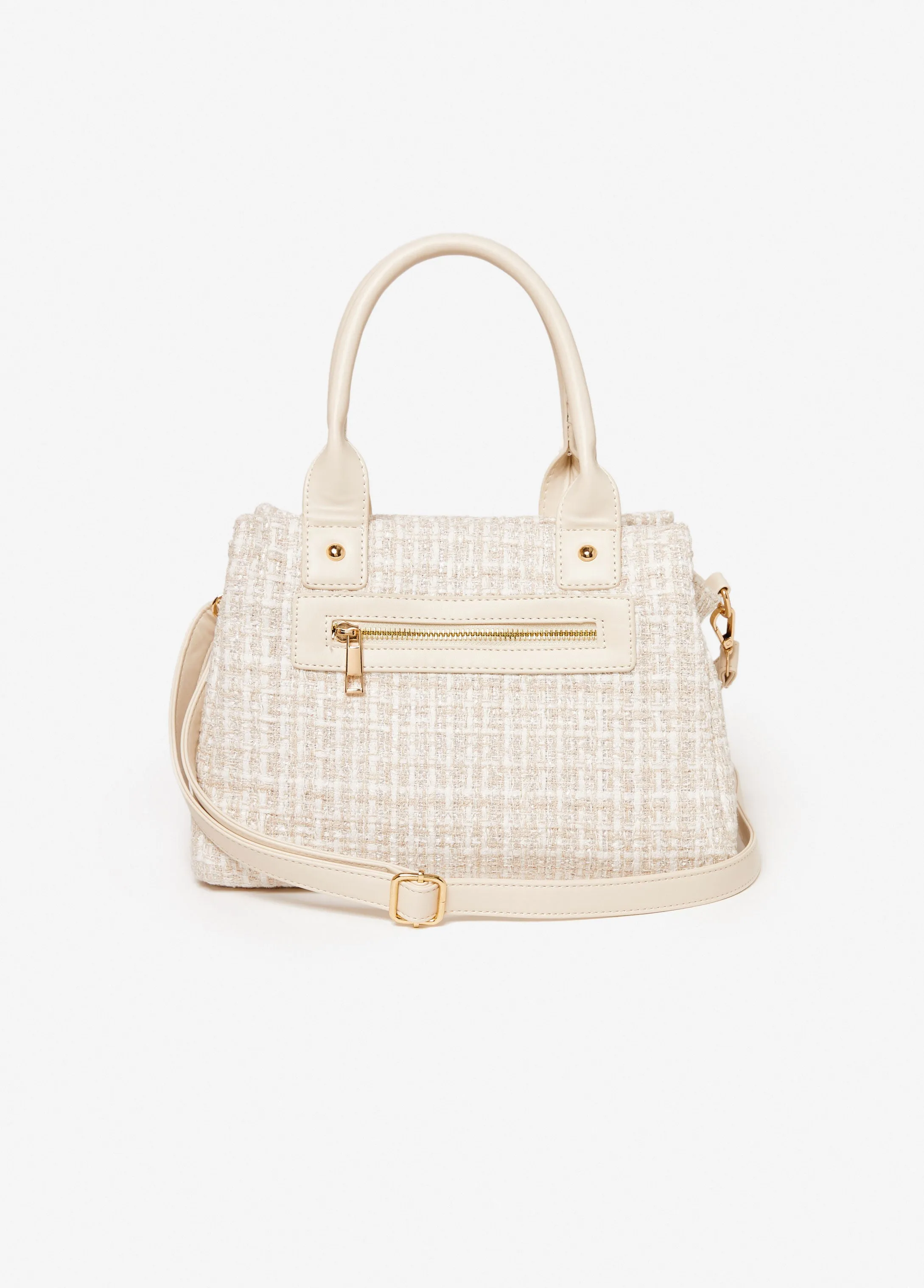 Metallic Tweed Satchel sold by Ashley Stewart product image thumbnail 2