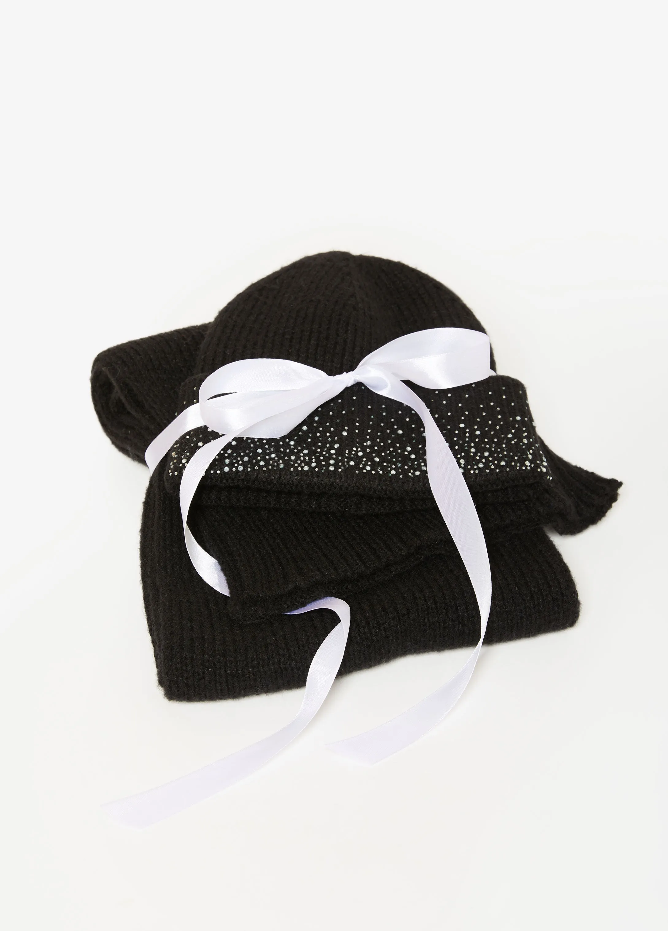 Crystal Hat And Scarf Gift Set sold by Ashley Stewart product image thumbnail 2