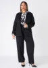 High Rise Ponte Trousers sold by Ashley Stewart