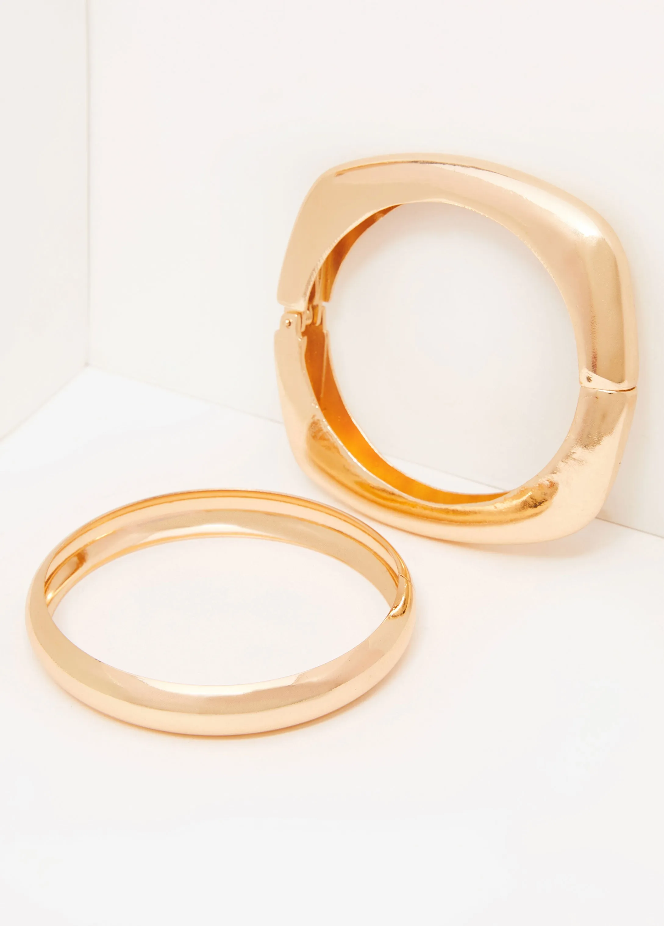 Gold Tone Bangle And Cuff Set sold by Ashley Stewart product image thumbnail 2