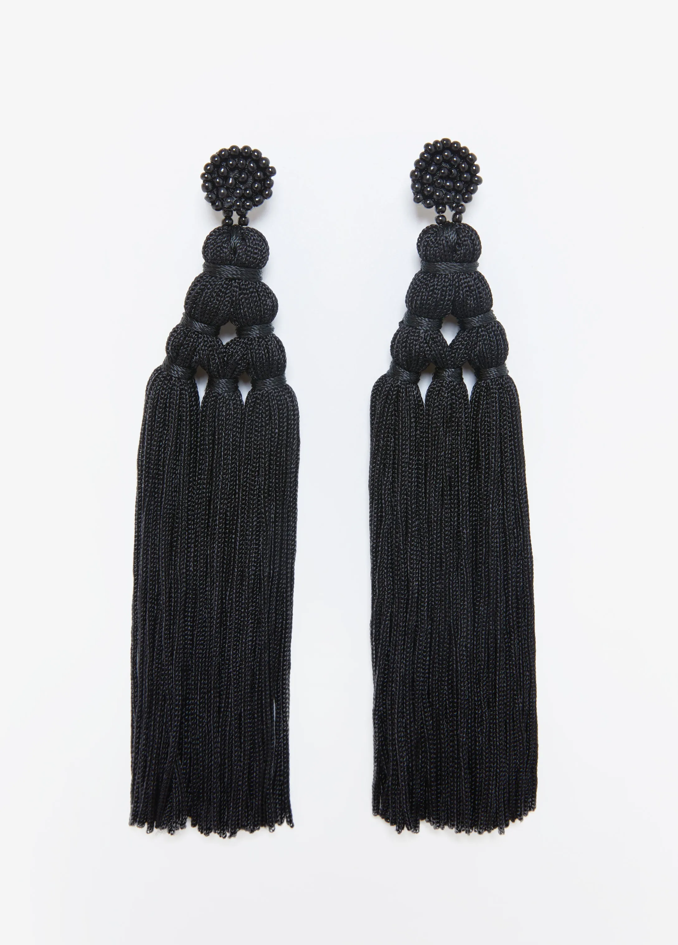 Bead And Tassel Earrings sold by Ashley Stewart product image thumbnail 2