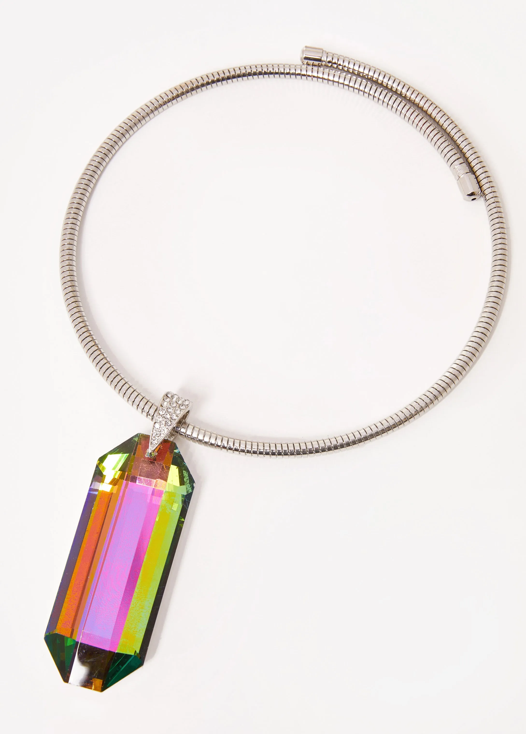 Crystal Silver Tone Collar sold by Ashley Stewart