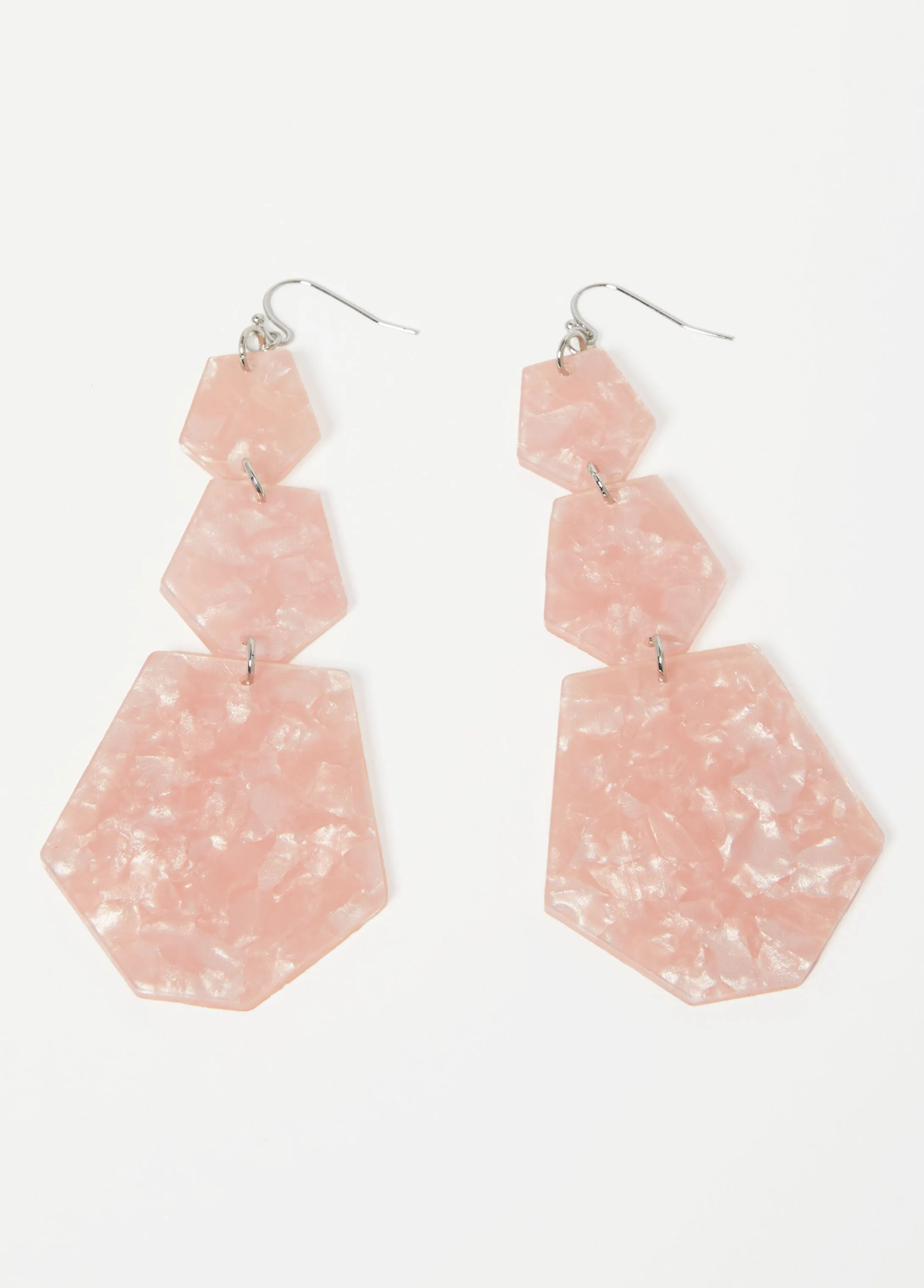 Marbled Disc Drop Earrings sold by Ashley Stewart product image thumbnail 2