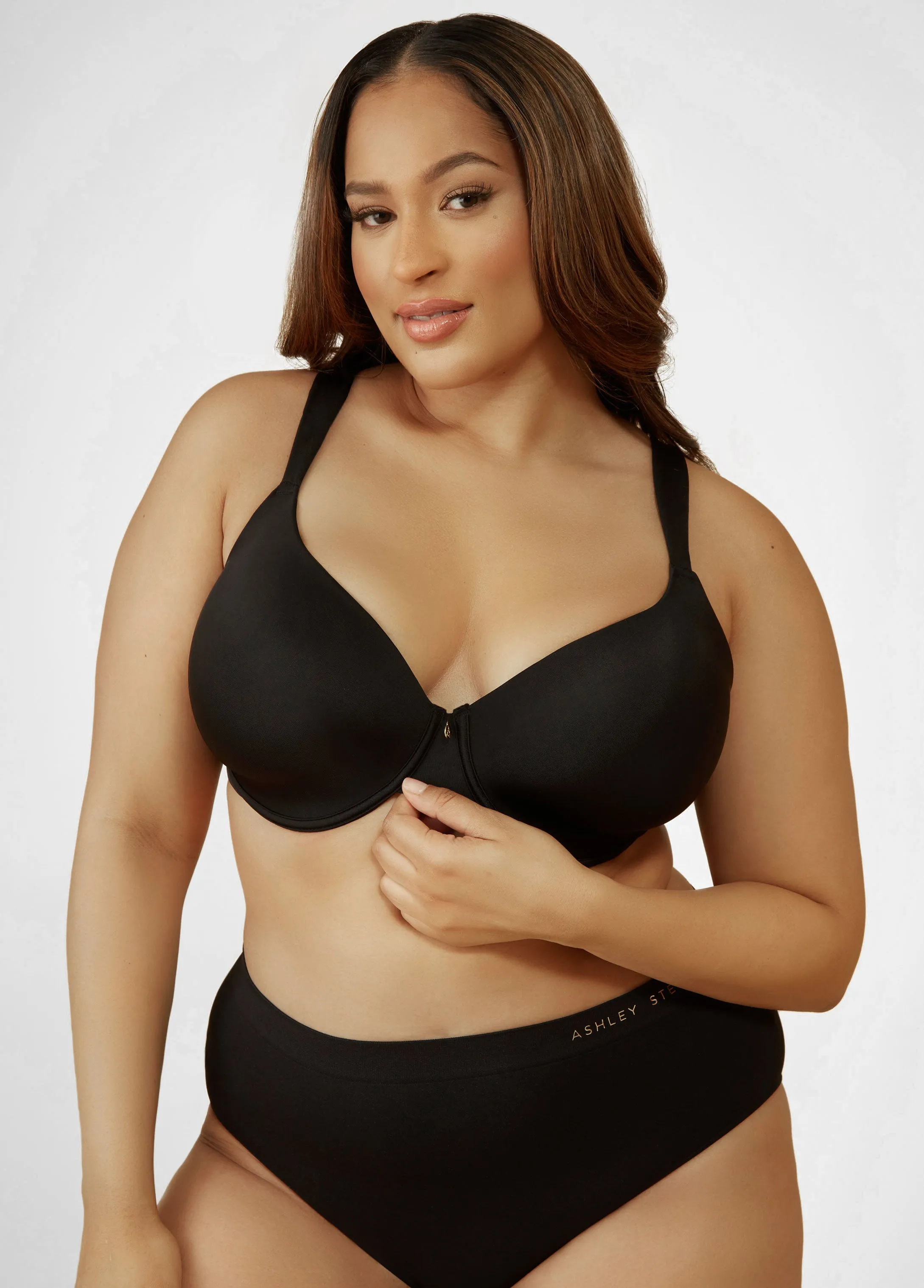Micro Underwired T Shirt Bra sold by Ashley Stewart product image thumbnail 3