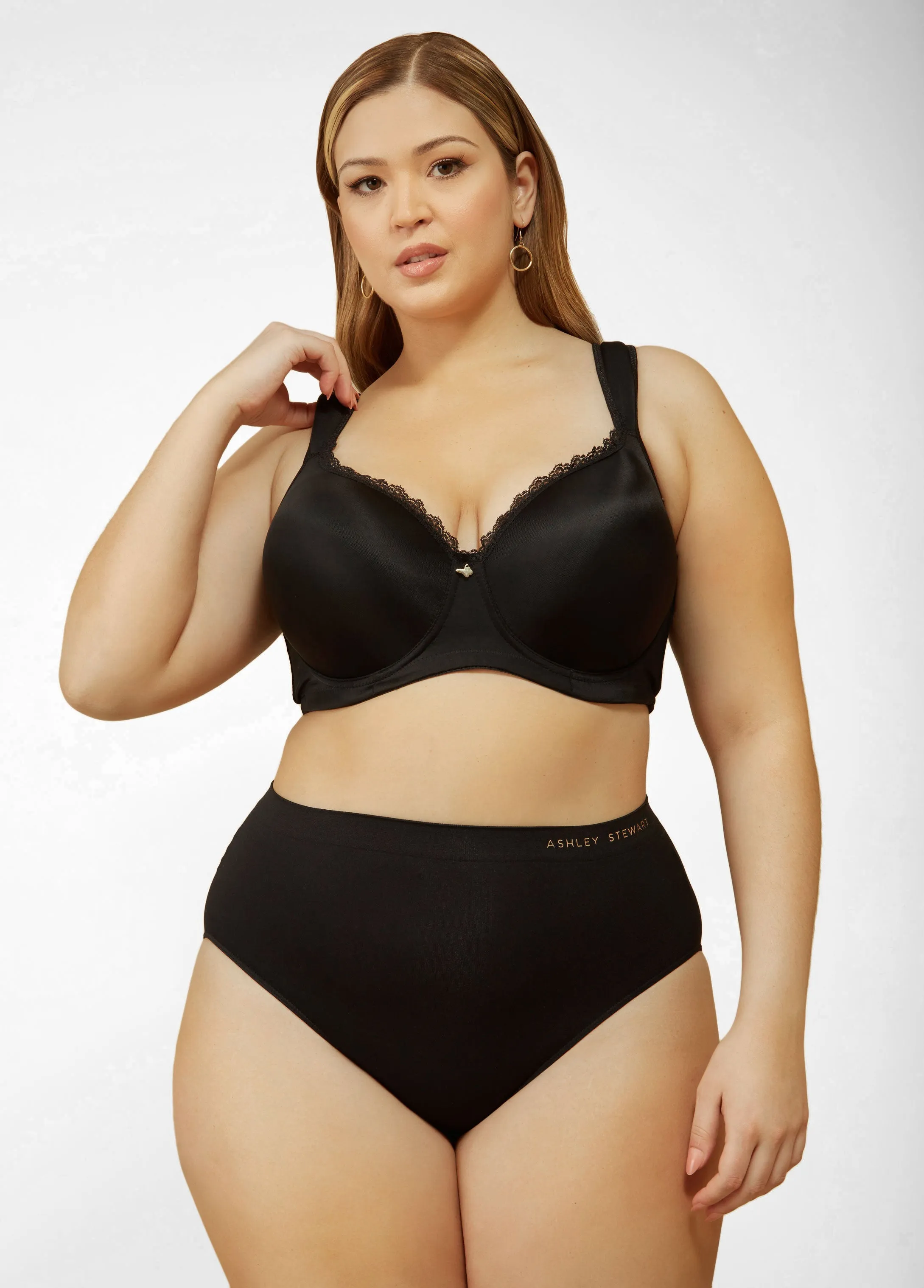 Full Coverage Butterfly Bra sold by Ashley Stewart product image thumbnail 5