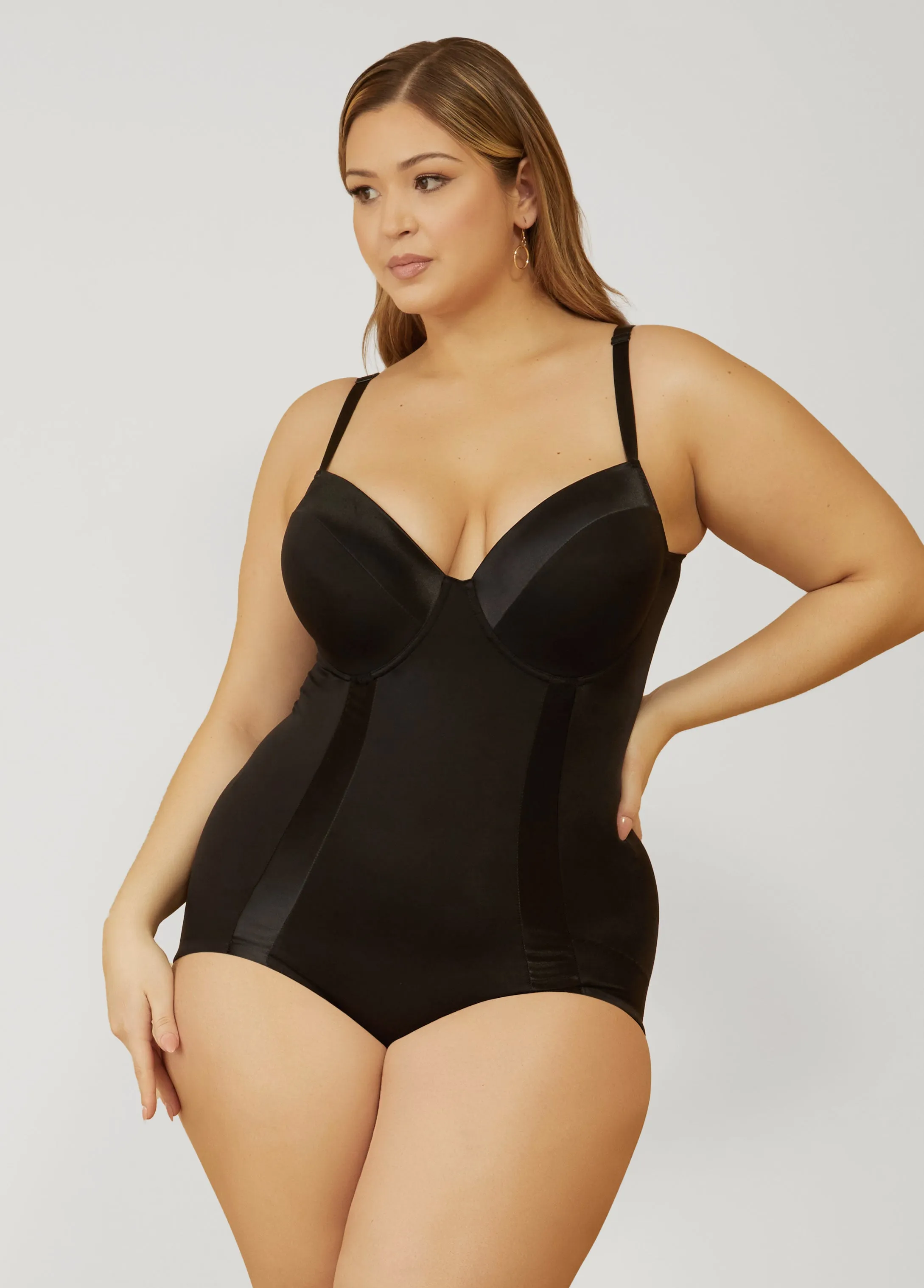 Medium Control Shaping Bodysuit sold by Ashley Stewart