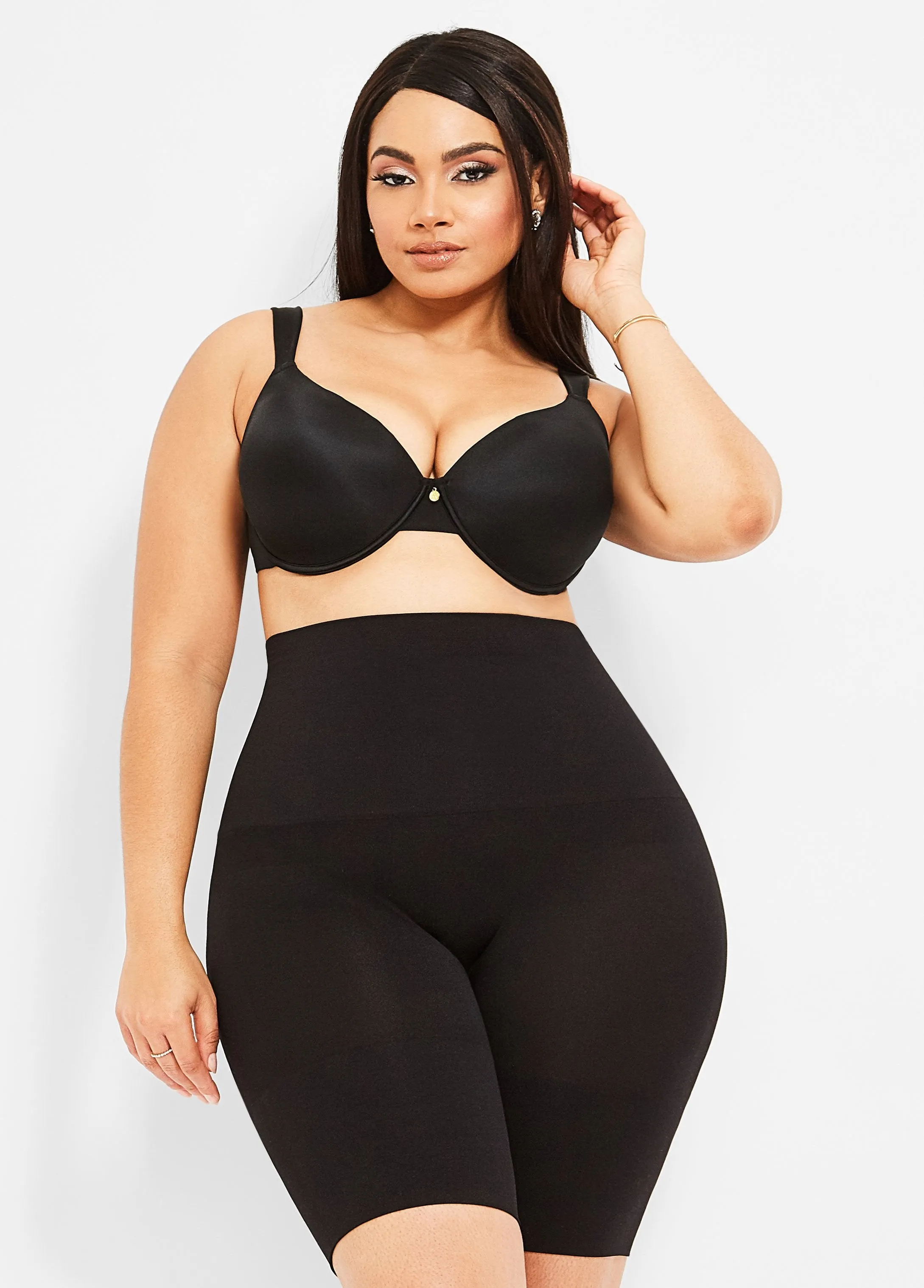 Firm Long Leg Shaper Short sold by Ashley Stewart product image thumbnail 3